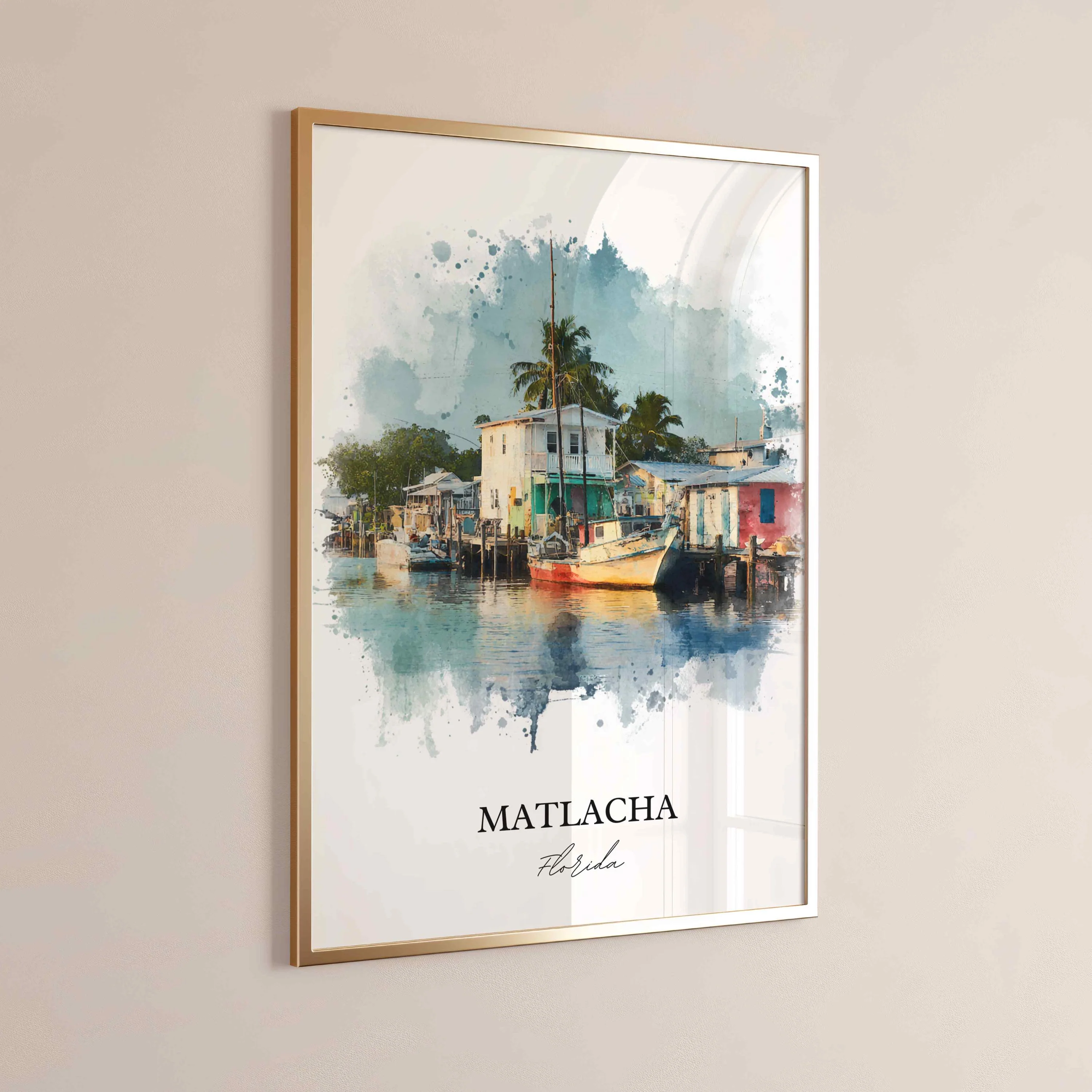 Matlacha, Florida – Watercolor Art Print - Image 6