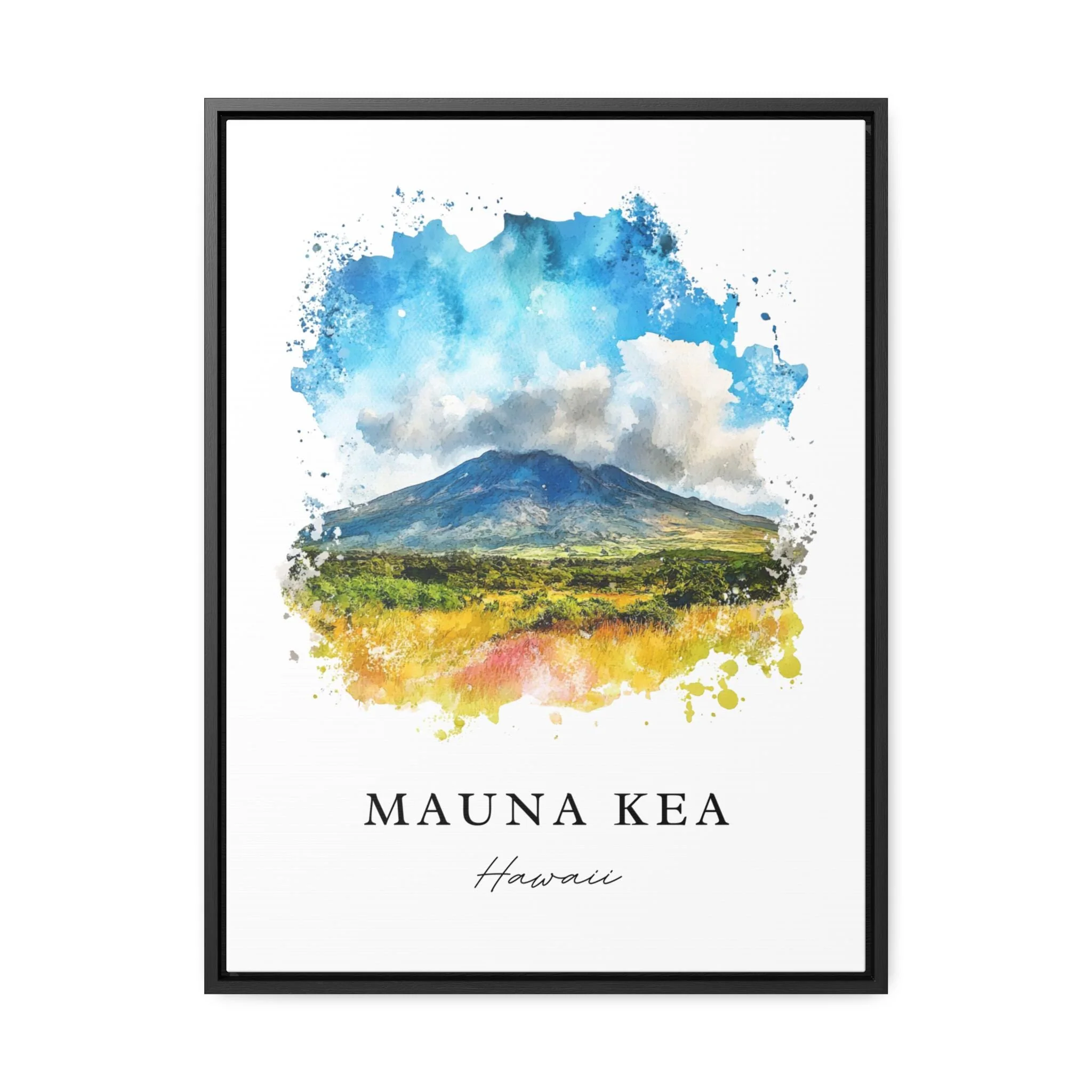 Mauna Kea, Hawaii Watercolor Art Print - Image 5