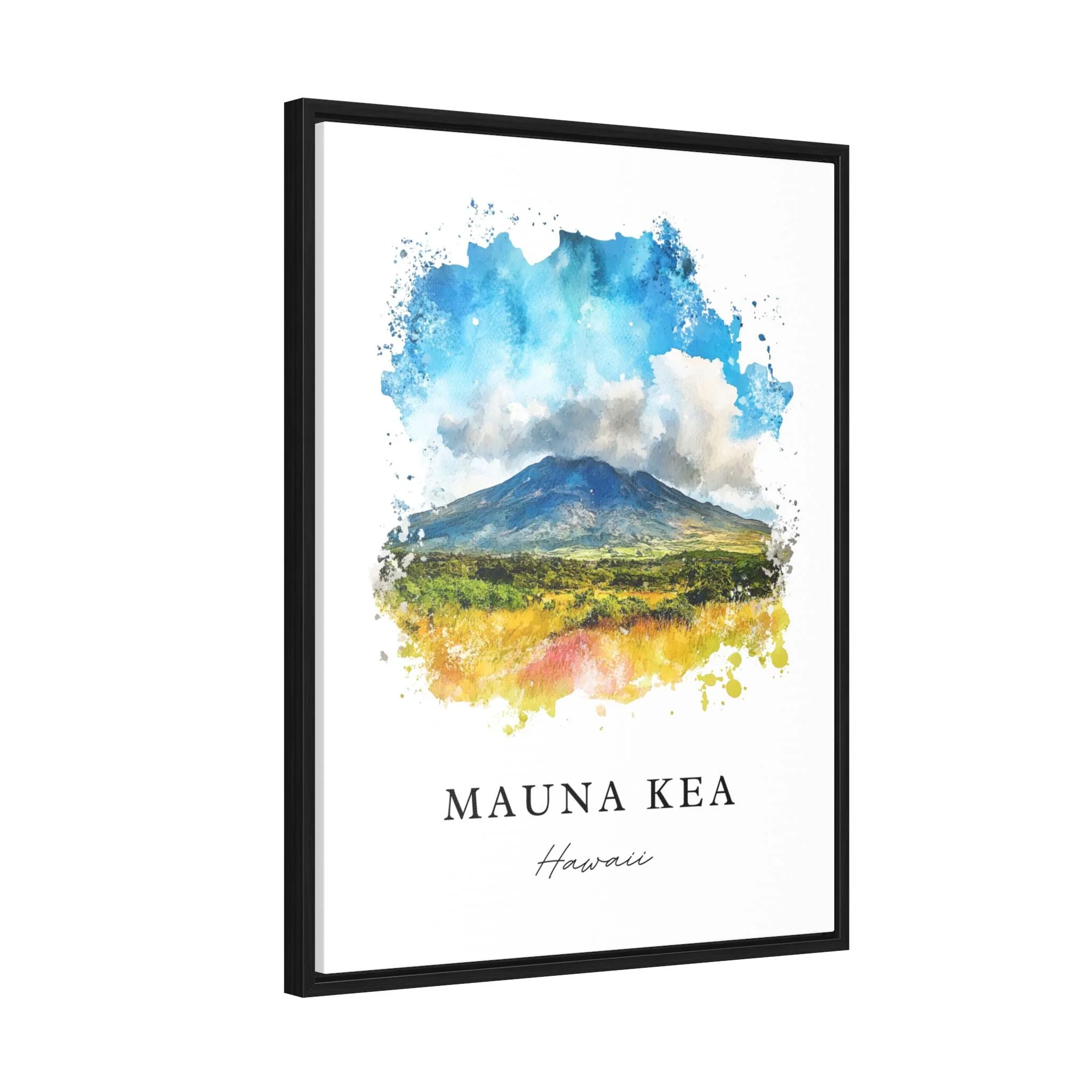 Mauna Kea, Hawaii Watercolor Art Print - Image 6