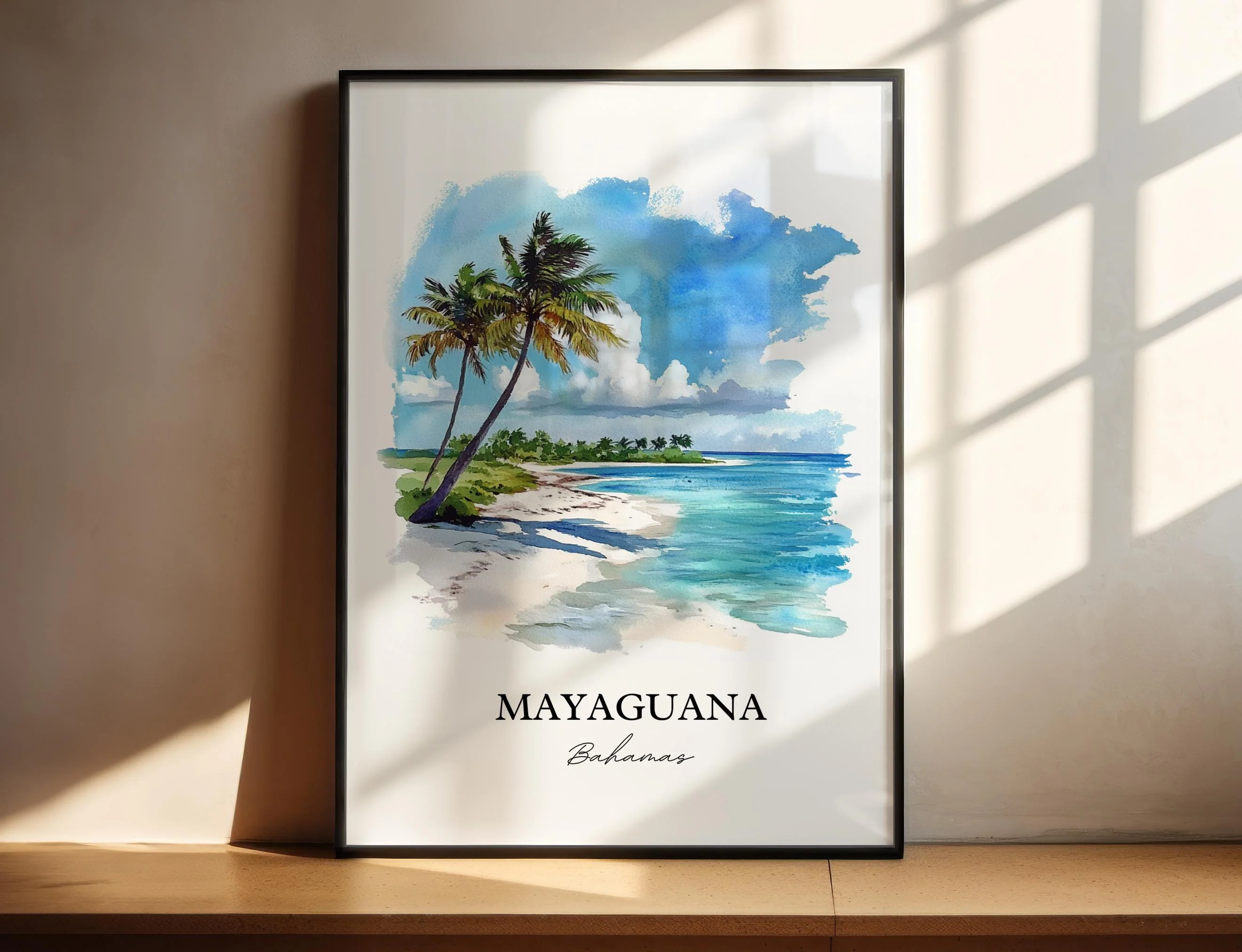 Mayaguana, Bahamas – Watercolor Art Print