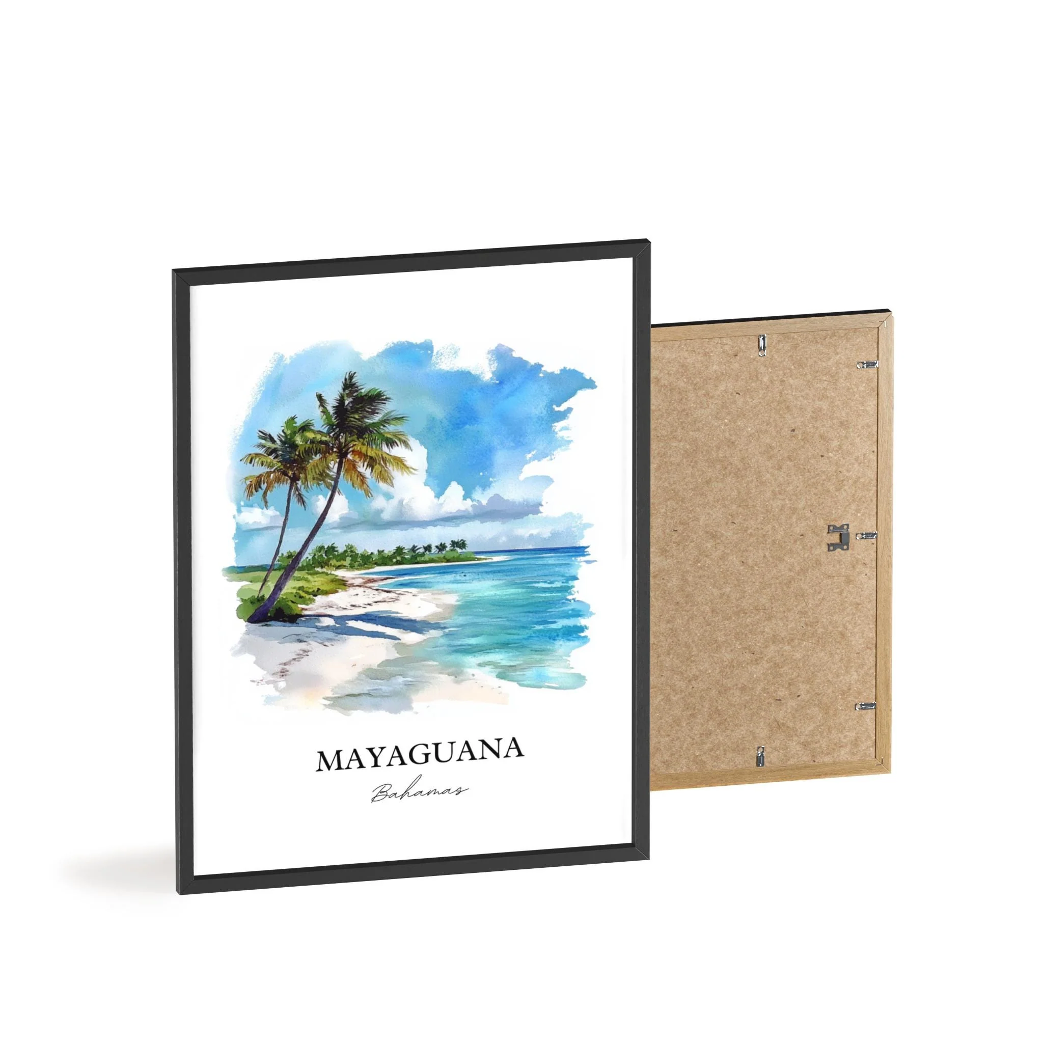 Mayaguana, Bahamas – Watercolor Art Print - Image 8
