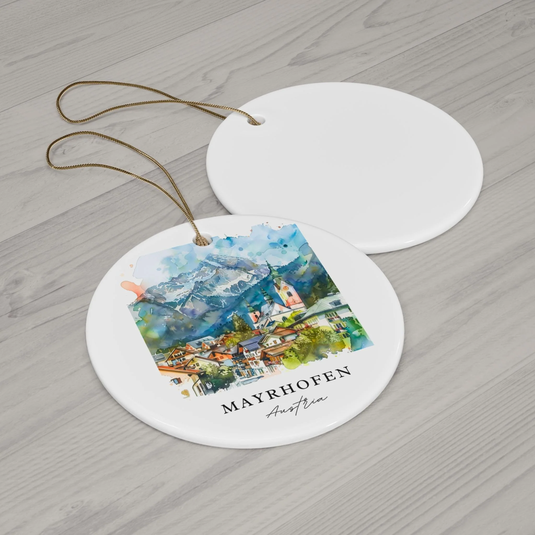 Mayrhofen Austria Ornament: Unique Mayrhofen Souvenir, Mayrhofen Xmas Decor, and Authentic Mayrhofen Aus Christmas Gift - Image 2