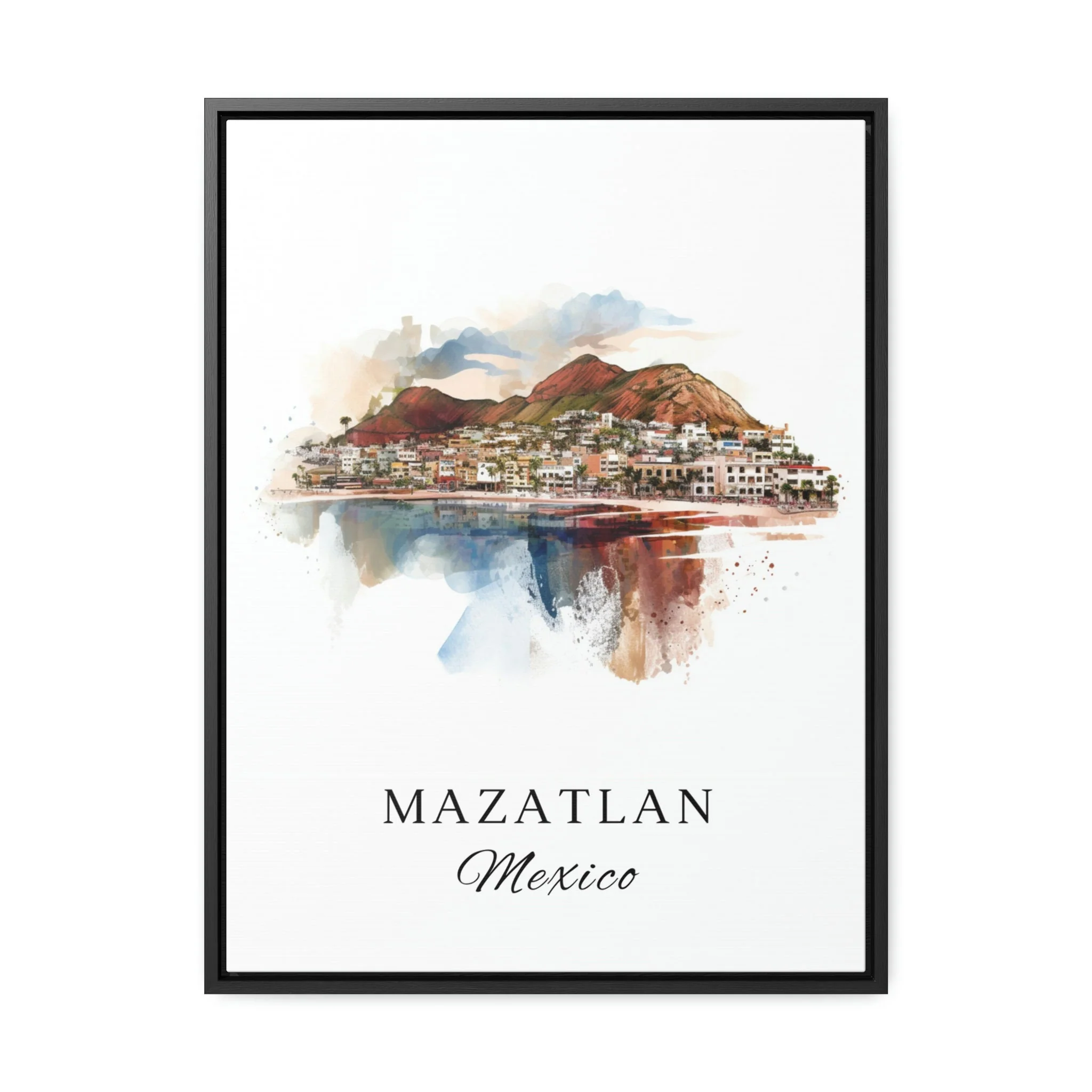 Mazatlan, Mexico – Watercolor Art Print - Image 6