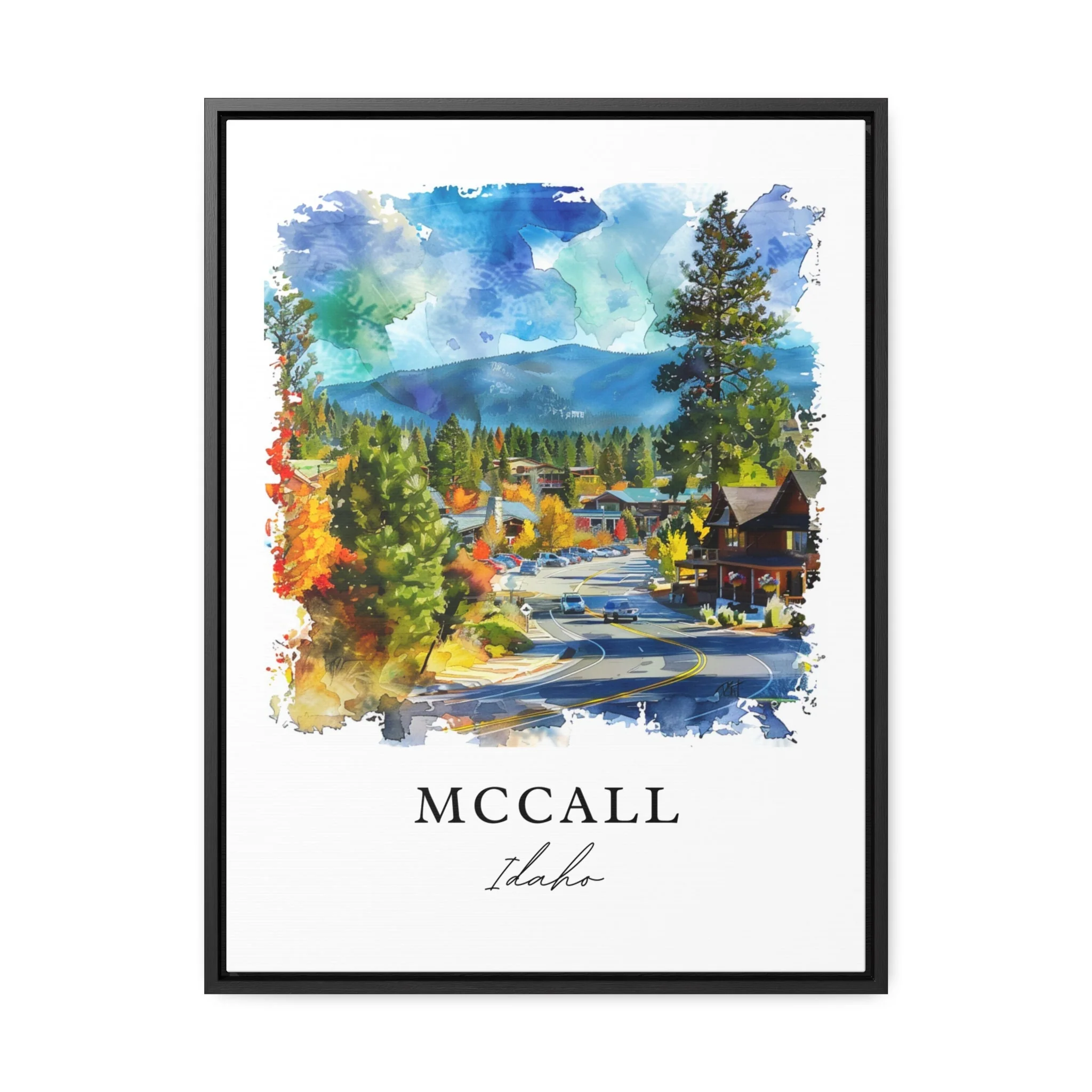 Mccall, Idaho – Watercolor Art Print - Image 5