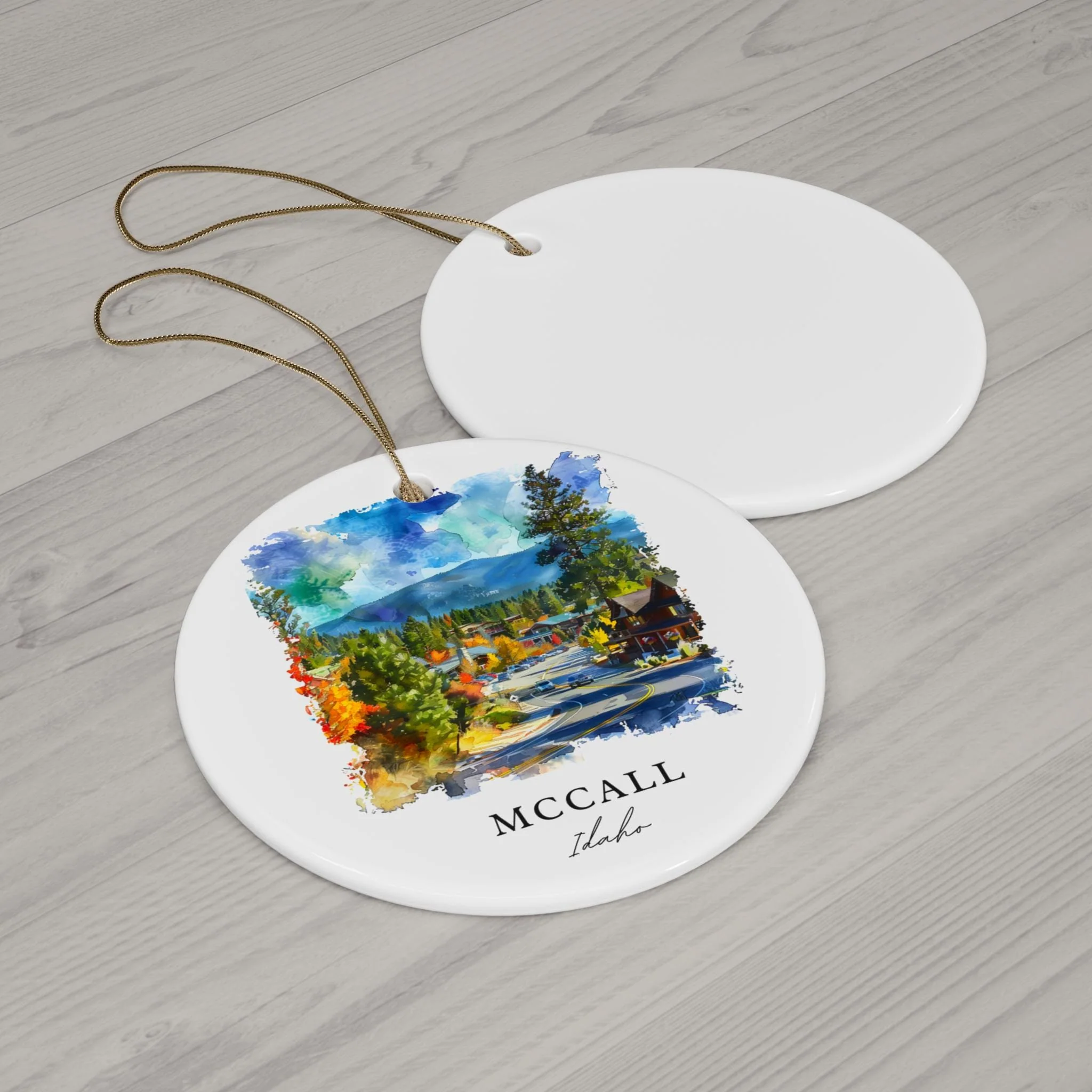 Mccall Idaho Ornament: Unique Mccall Souvenir, Mccall Xmas Decor, and Authentic Mccall Idaho Christmas Gift - Image 2