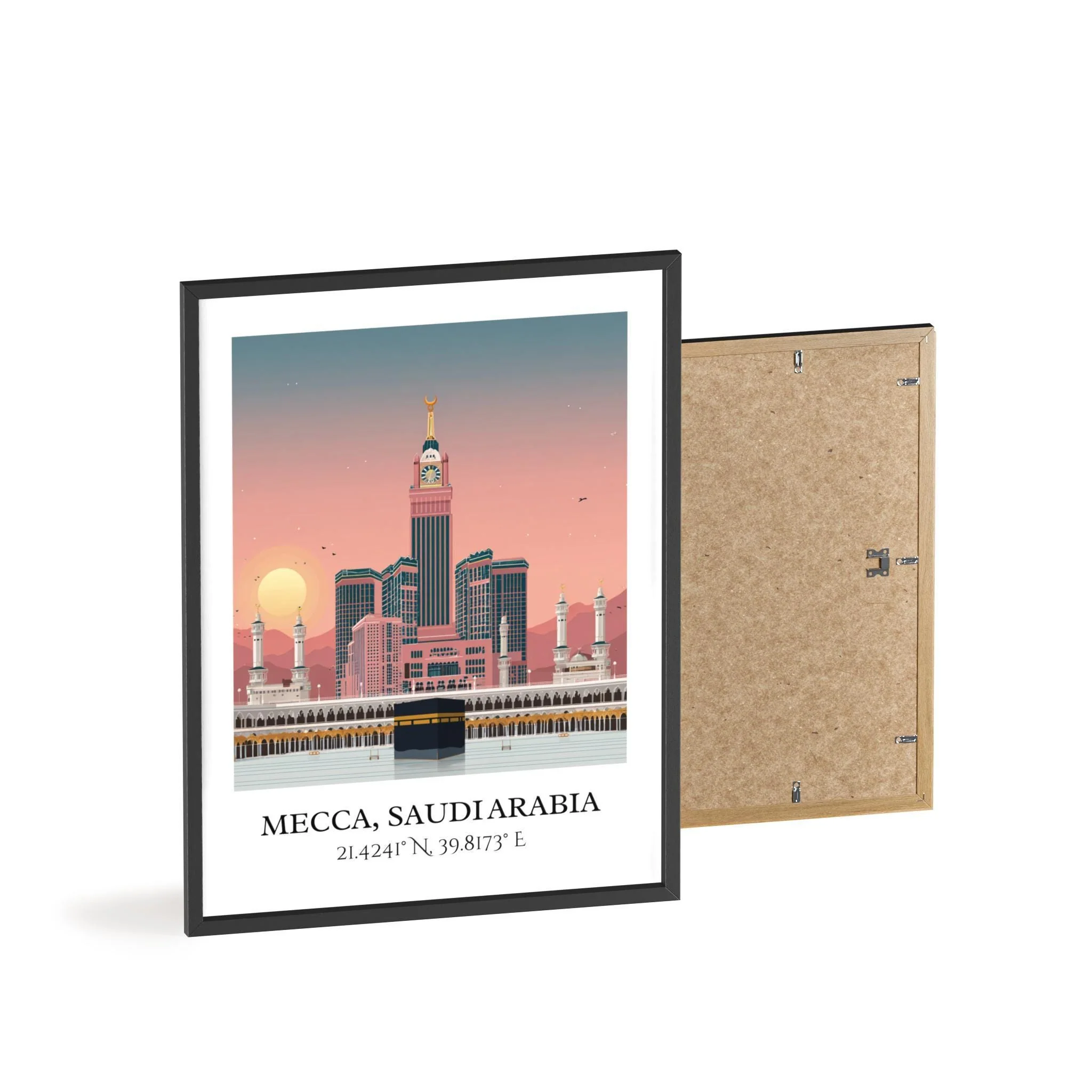 Mecca, Saudi Arabia – Watercolor Art Print - Image 8