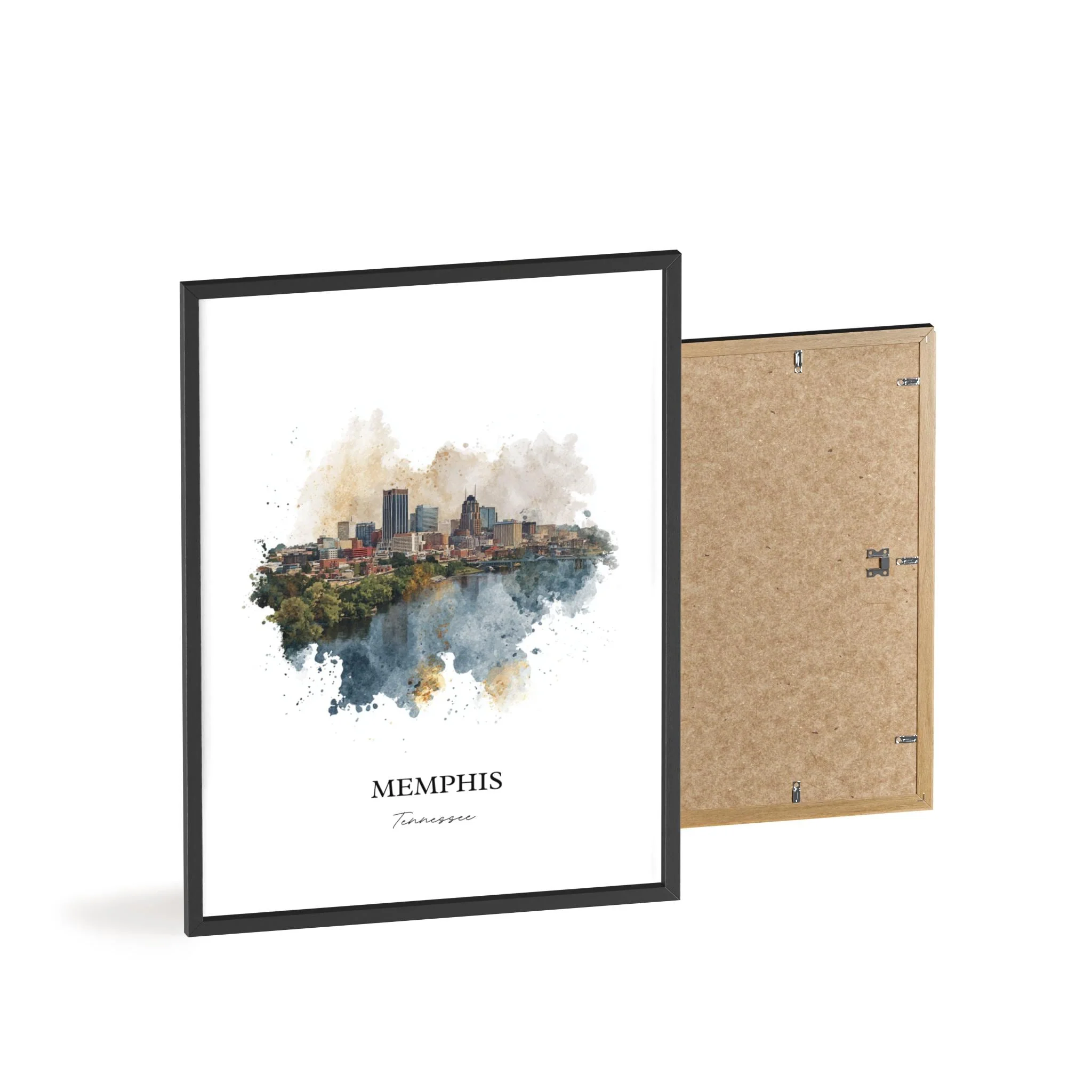 Memphis, Tennessee – Watercolor Art Print - Image 11