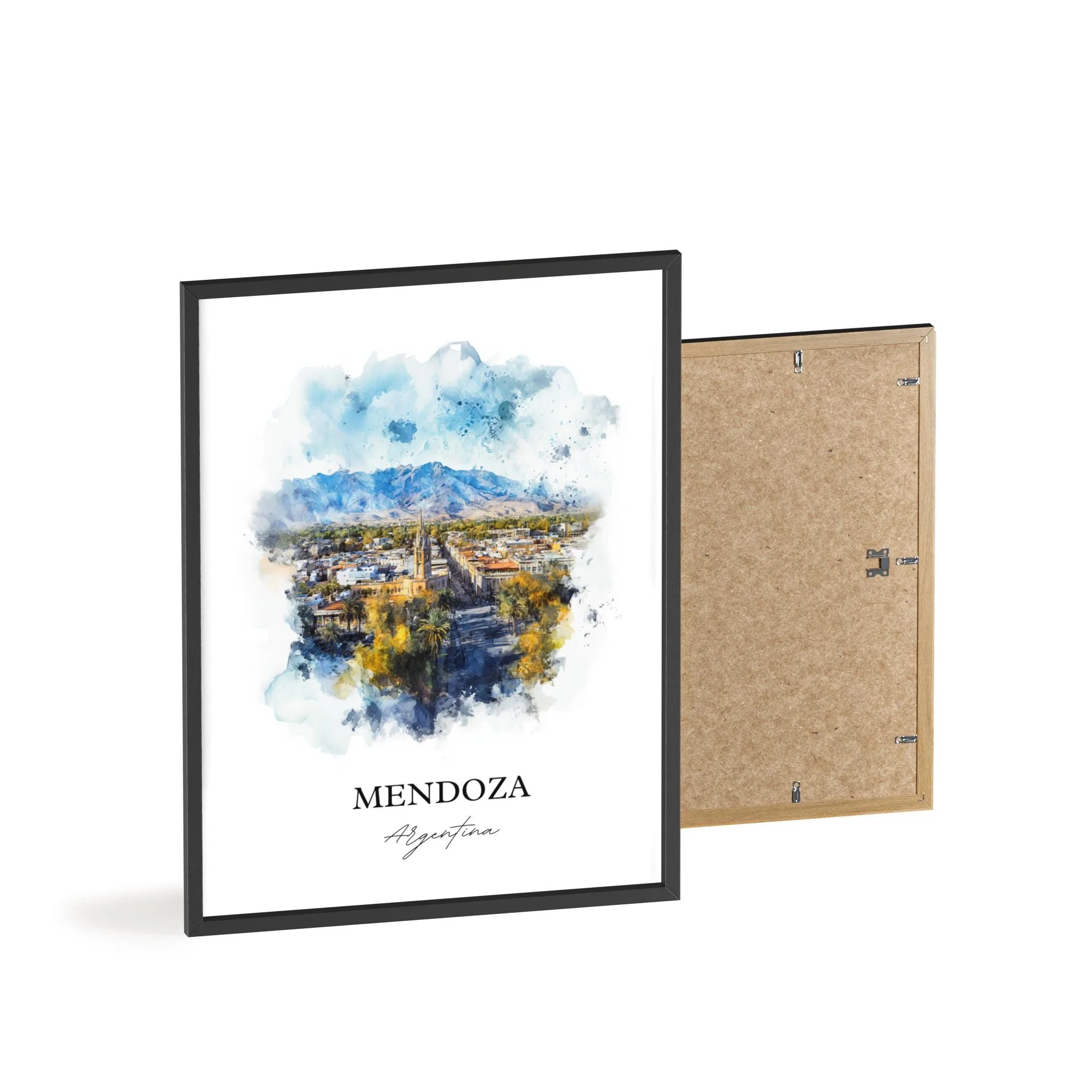 Mendoza, Argentina – Watercolor Art Print - Image 8