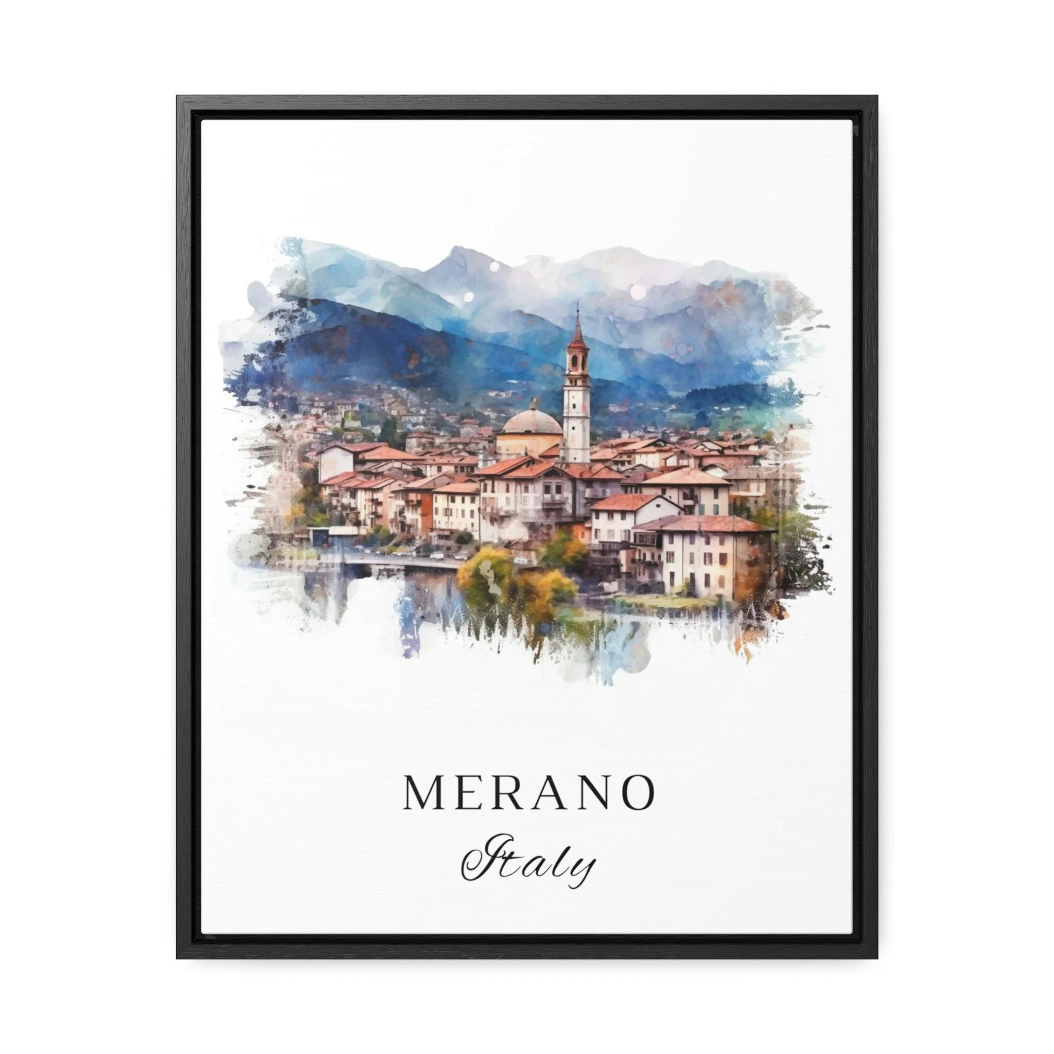 Merano, Italy – Watercolor Art Print - Image 6