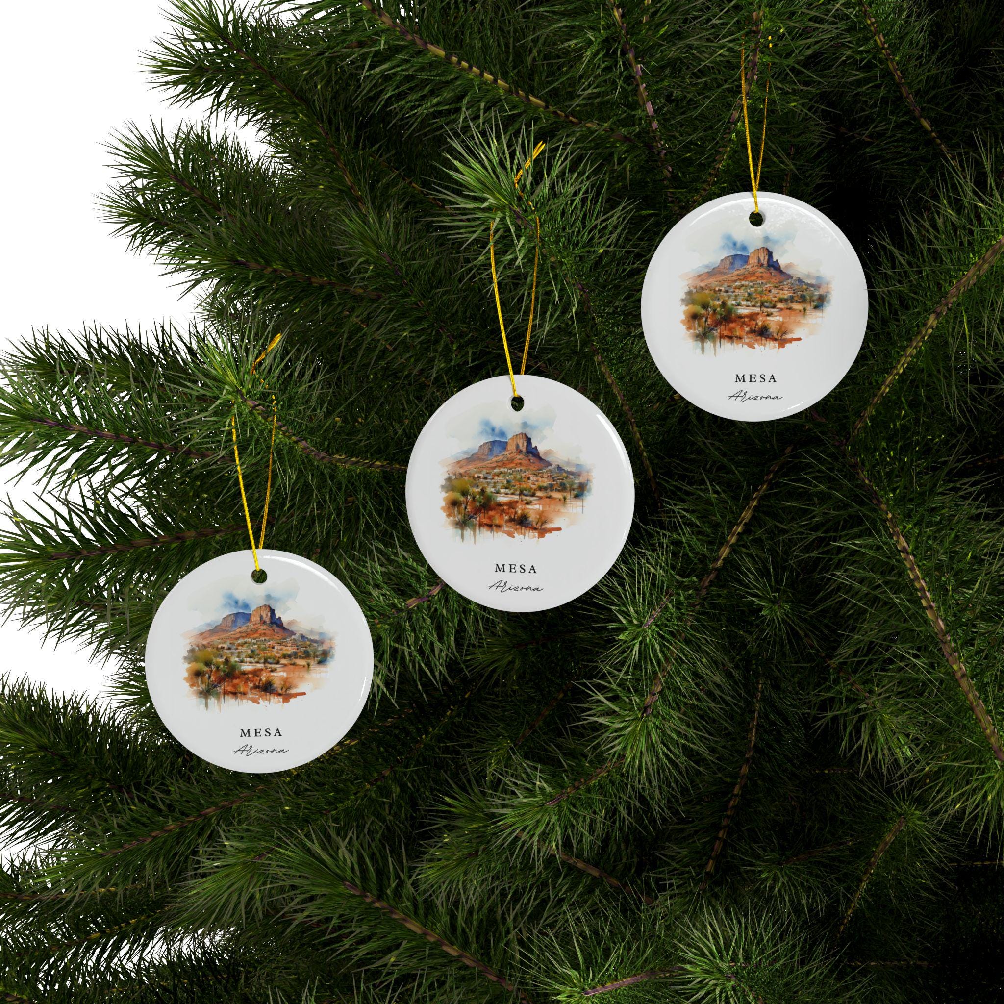 Mesa Arizona Ornament: Unique Mesa AZ Souvenir, Mesa Az Decor, and Authentic Mesa AZ Christmas Gift - Image 3