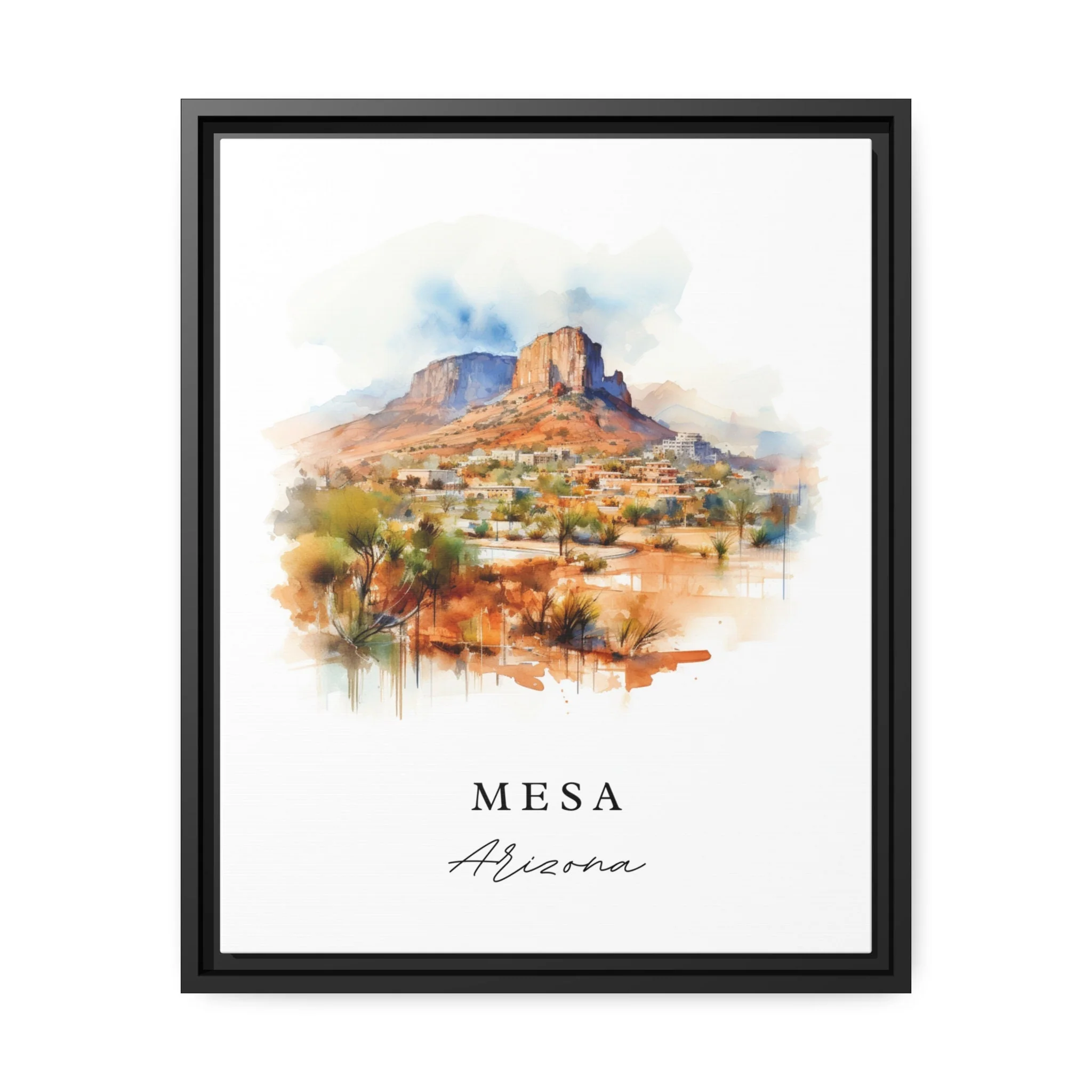 Mesa, Arizona, Arizona – Watercolor Art Print - Image 6