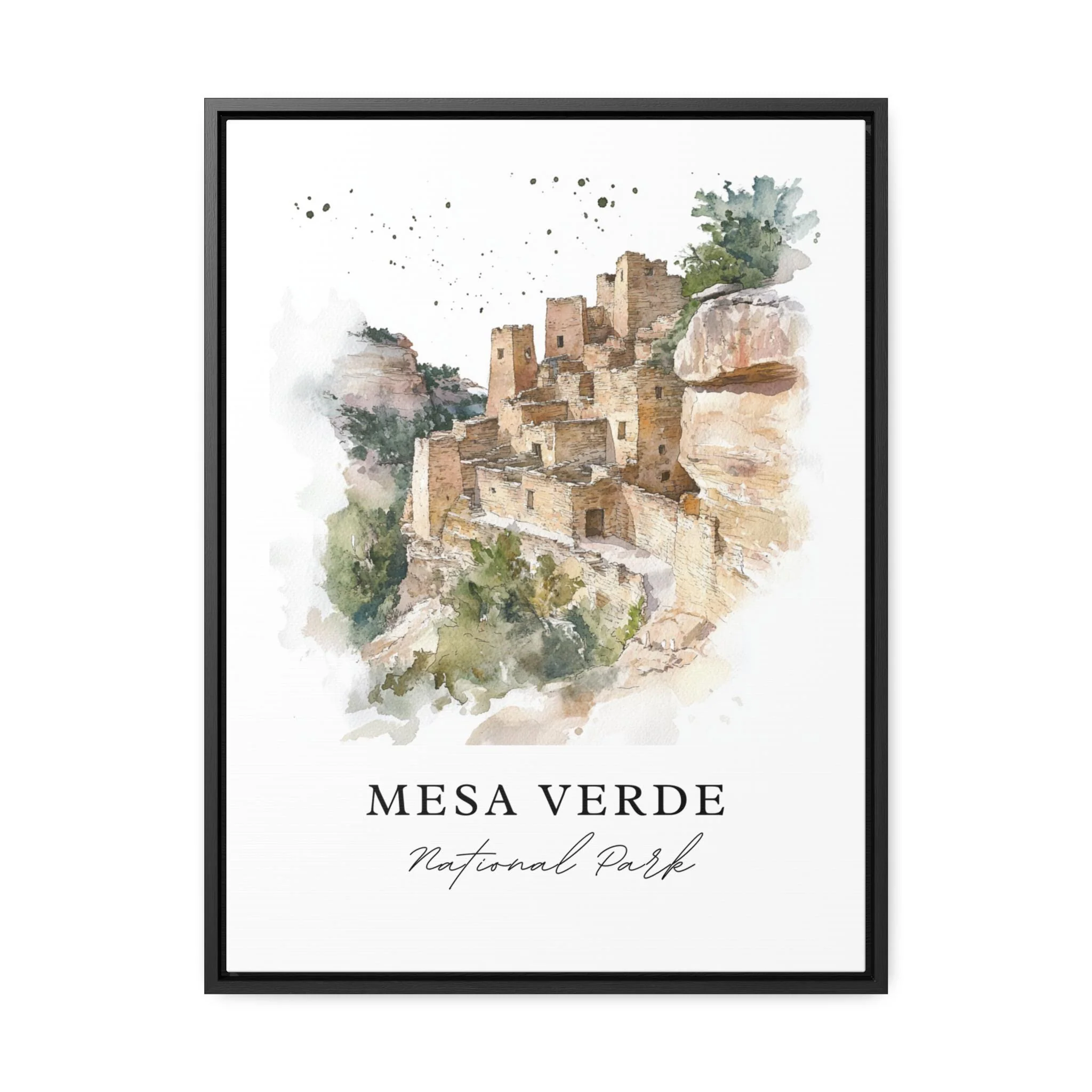 Mesa Verde, USA – Watercolor Art Print - Image 5