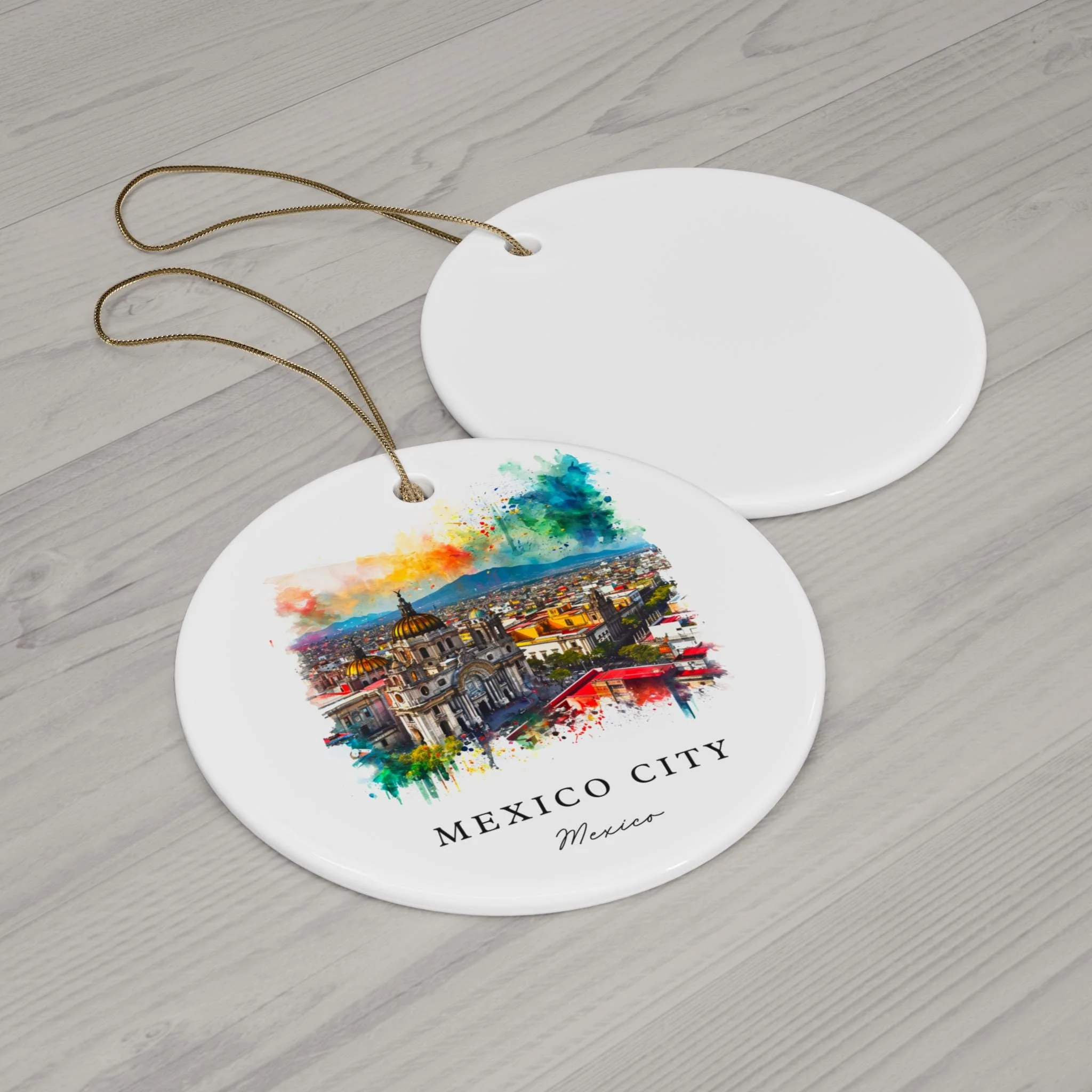 Mexico City Ornament: Unique Mexico City Souvenir, CDMX  Xmas Decor, and Authentic Mexico City Christmas Gift - Image 2