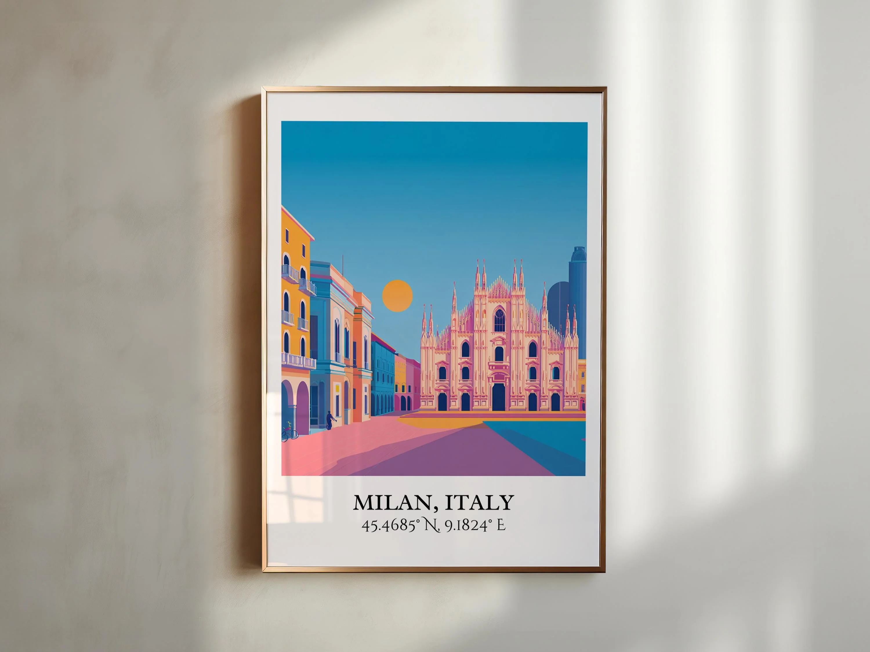 Milan, Italy – Watercolor Art Print - Image 6