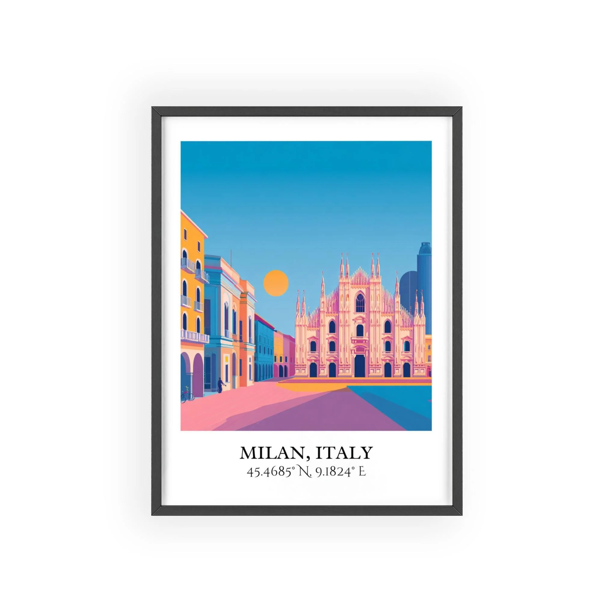 Milan, Italy – Watercolor Art Print - Image 7