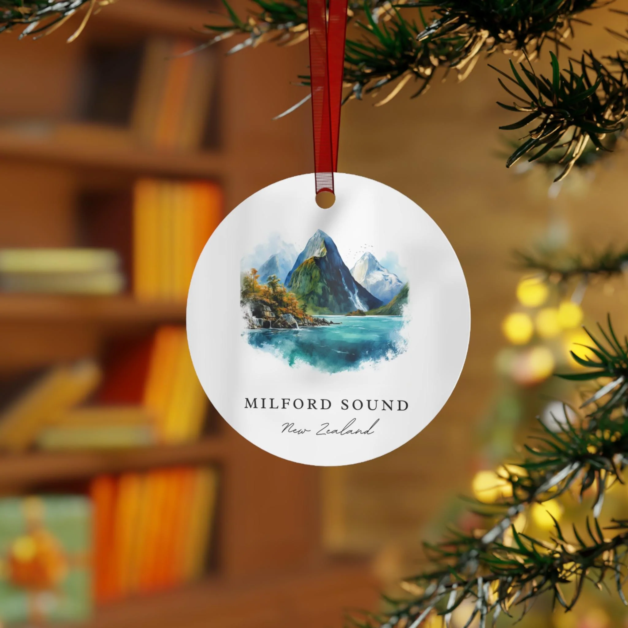 Milford Sound NZ Ornament: Unique Milford Sound Souvenir, Milford Sound Xmas Decor, and Authentic New Zealand Gift - Image 4