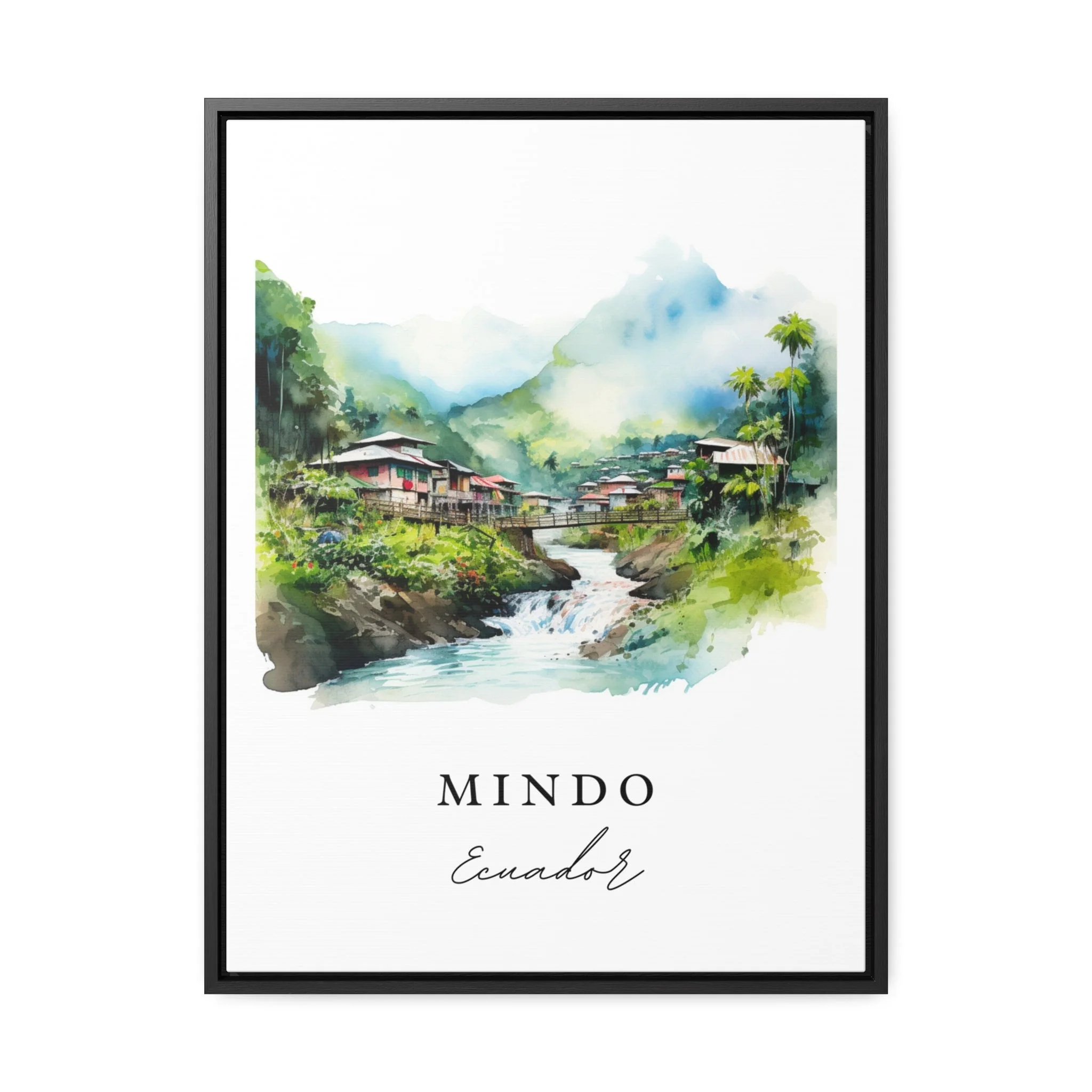 Mindo, Ecuador – Watercolor Art Print - Image 6