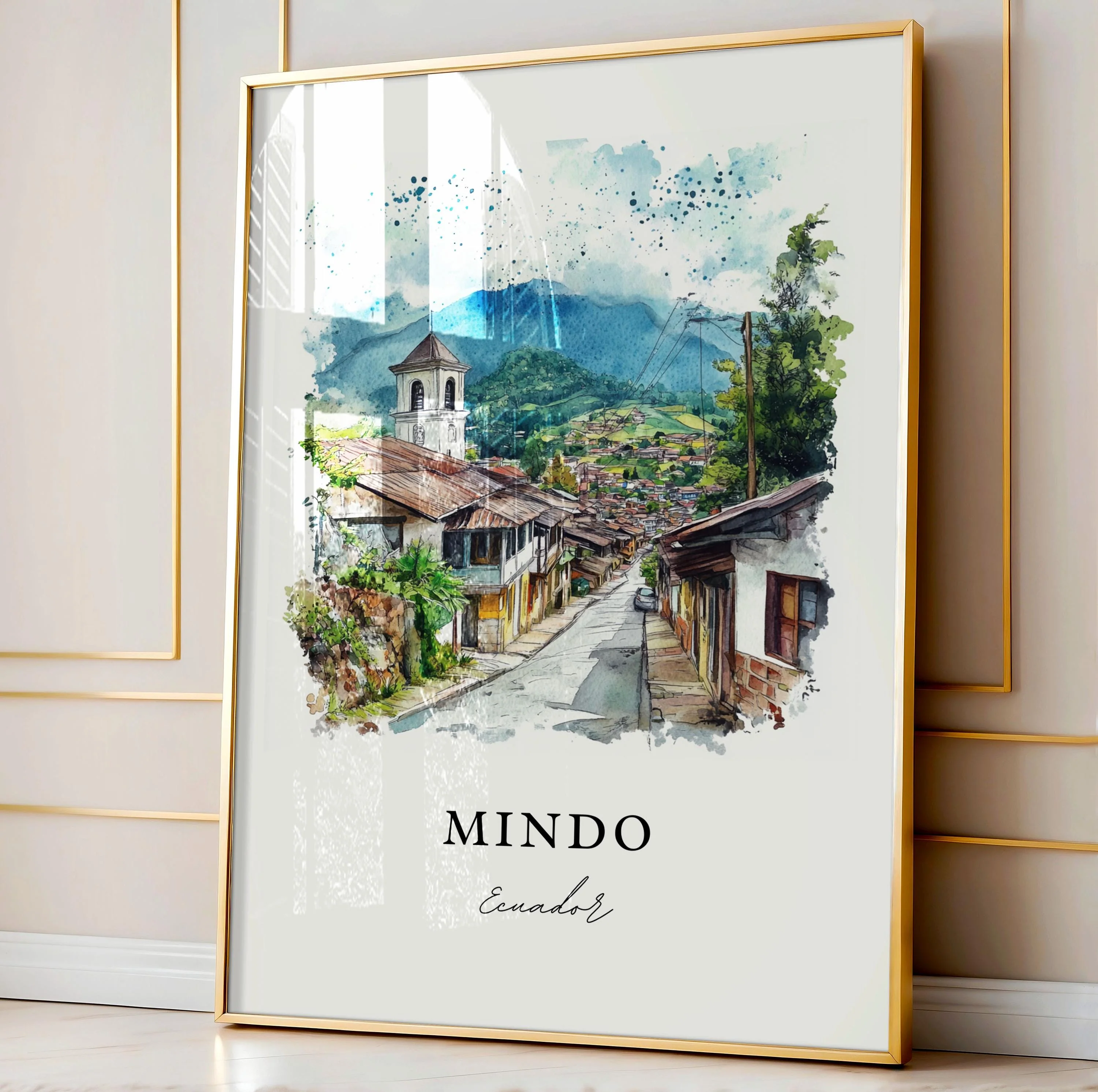 Mindo, Ecuador – Watercolor Art Print - Image 5