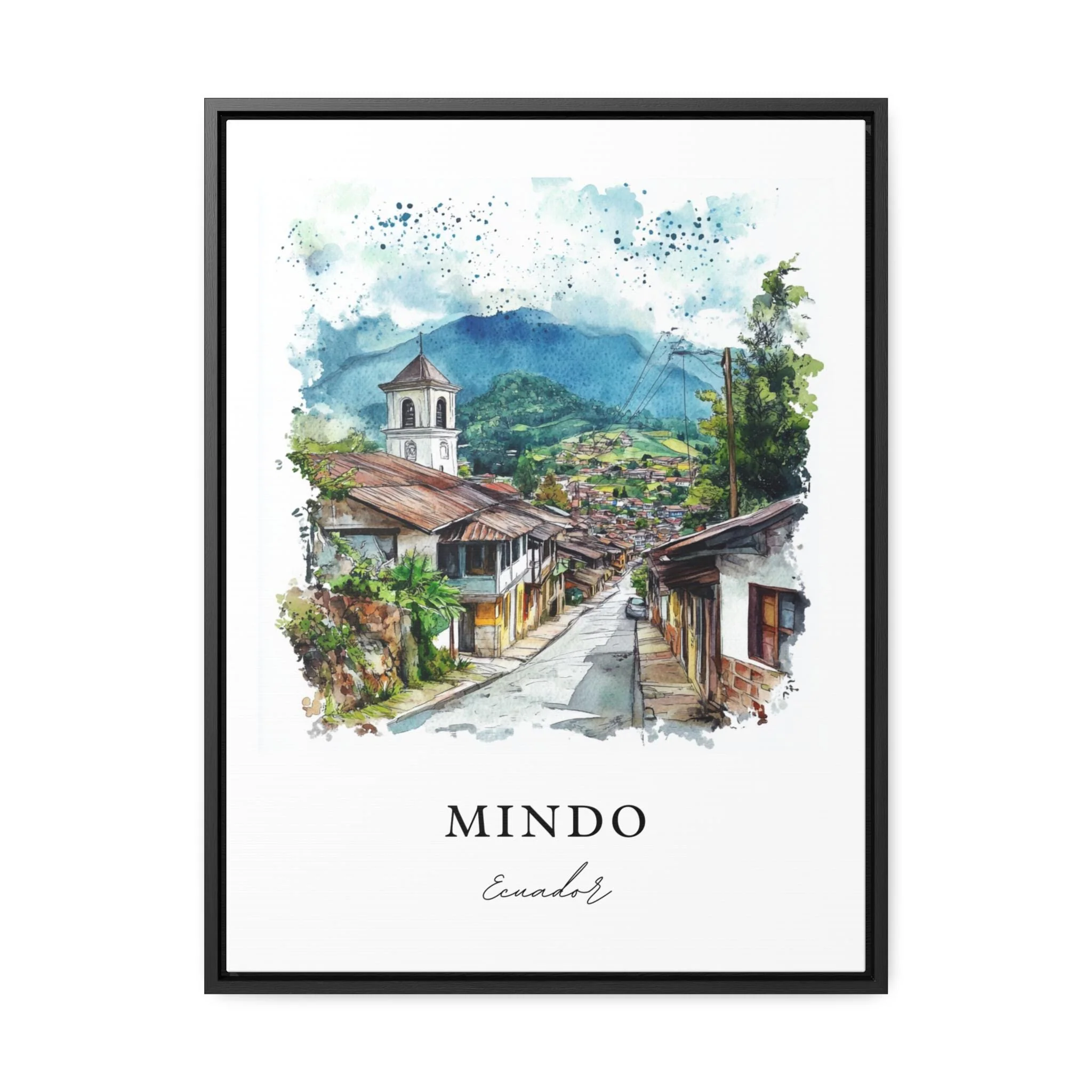 Mindo, Ecuador – Watercolor Art Print - Image 6