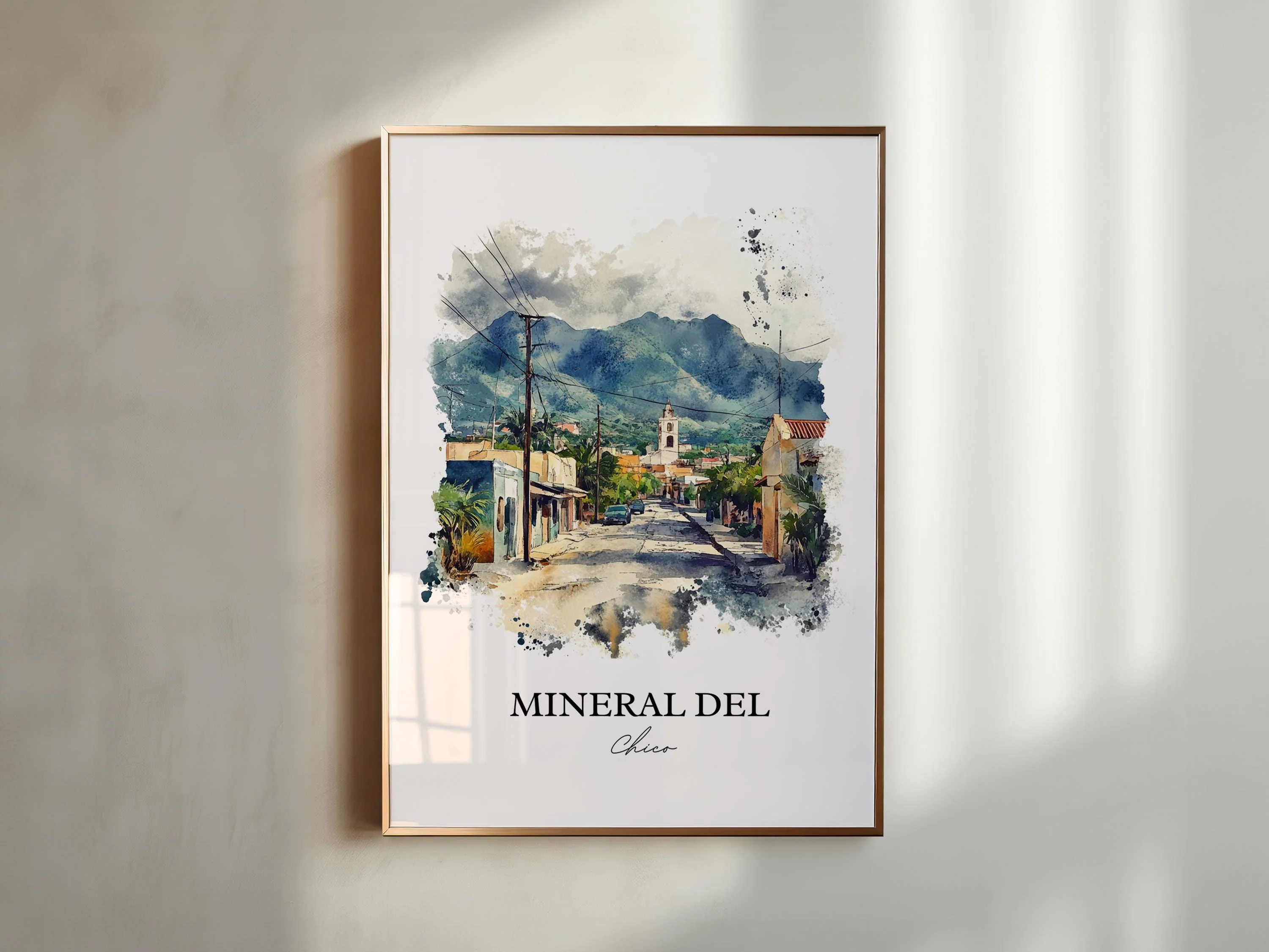 Mineral del Chico, Mexico – Watercolor Art Print - Image 3