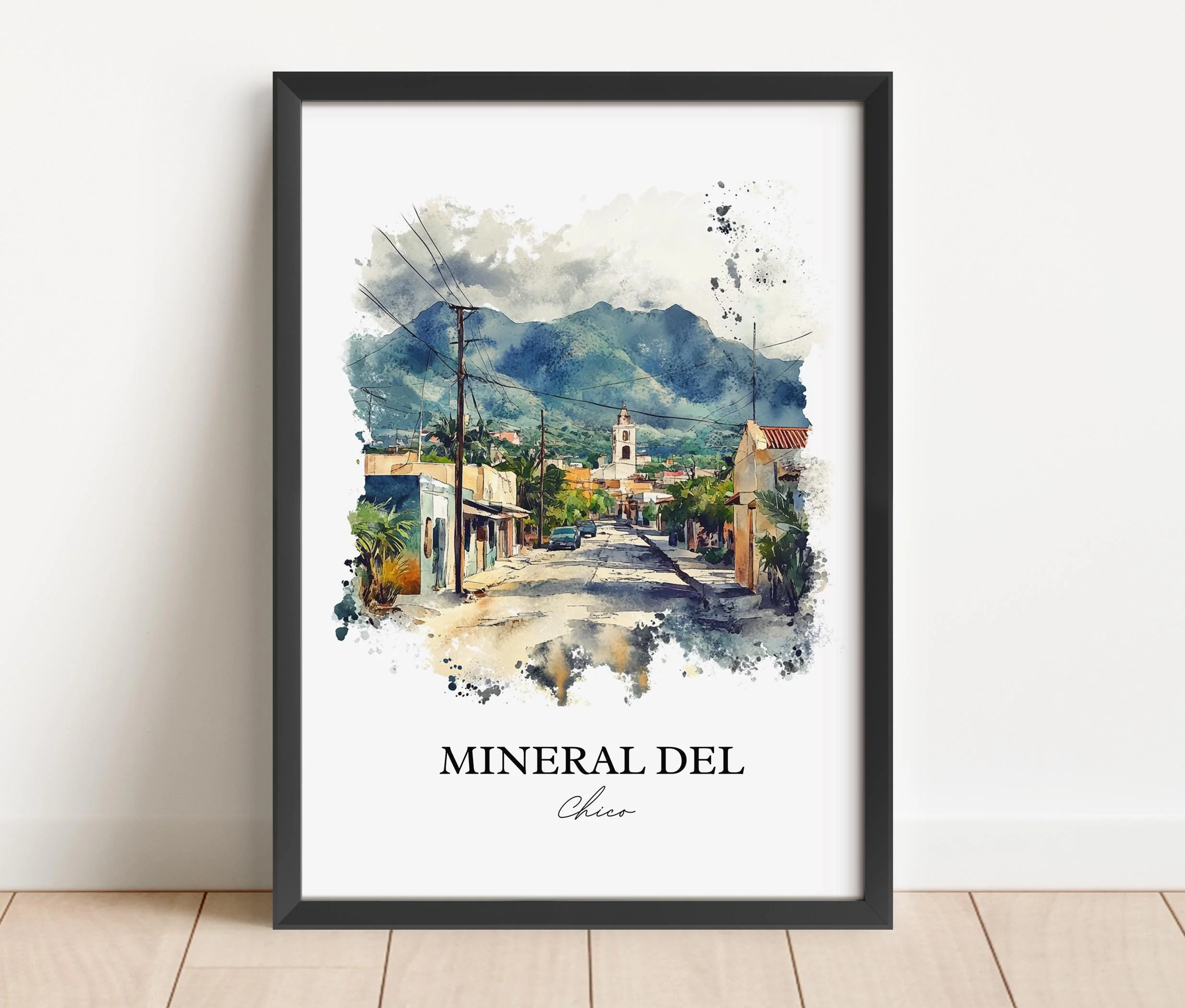 Mineral del Chico, Mexico – Watercolor Art Print - Image 4