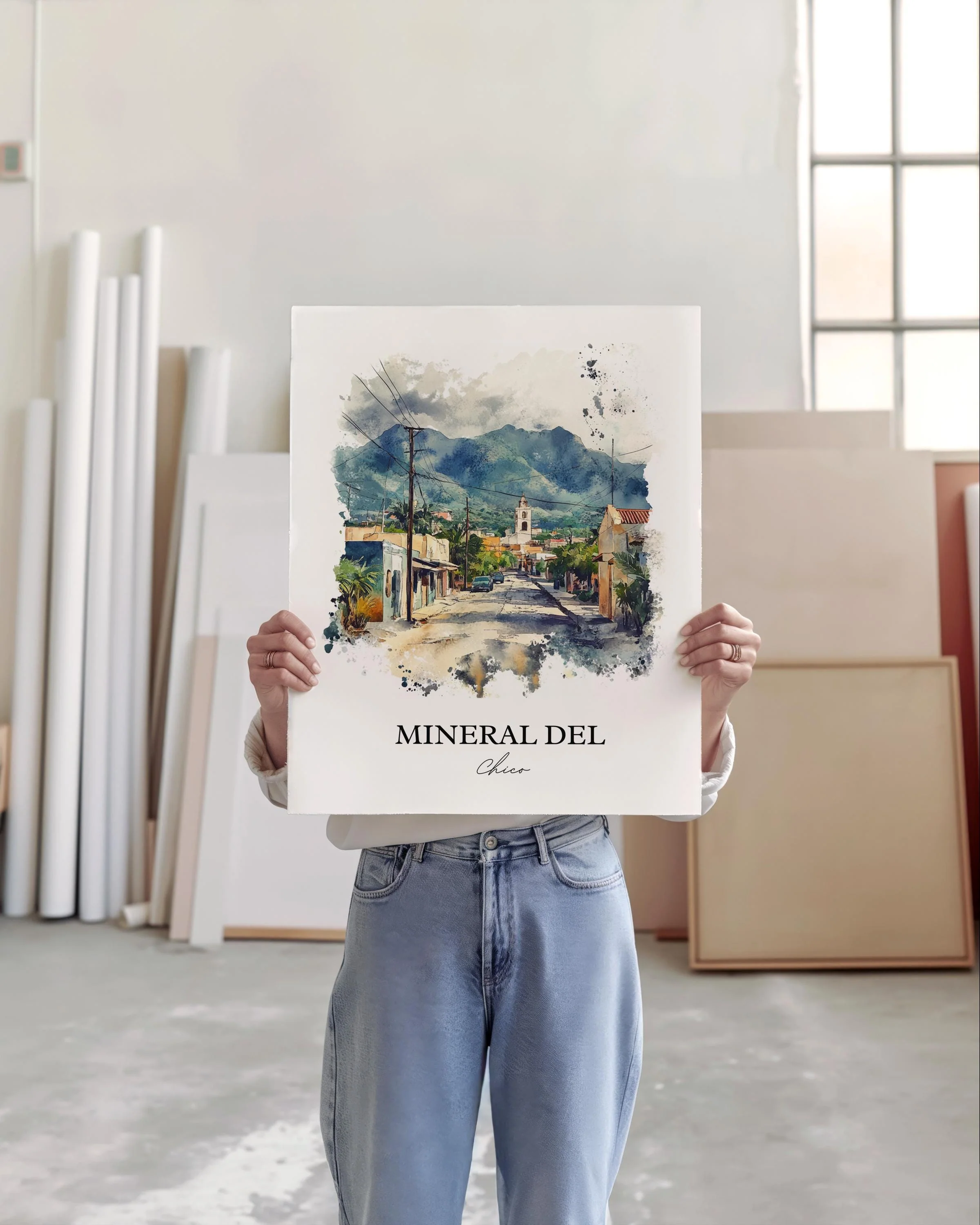 Mineral del Chico, Mexico – Watercolor Art Print - Image 5