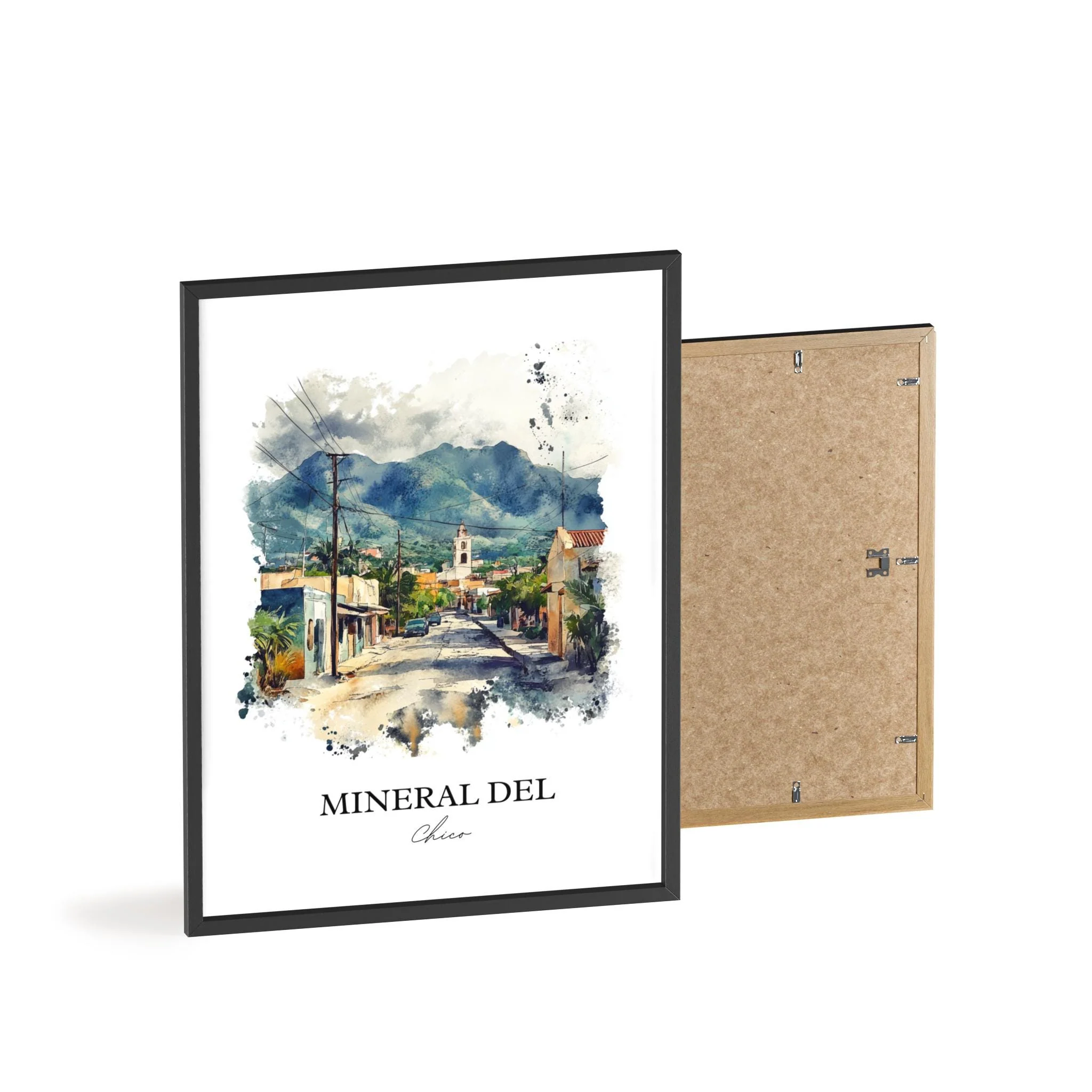 Mineral del Chico, Mexico – Watercolor Art Print - Image 9