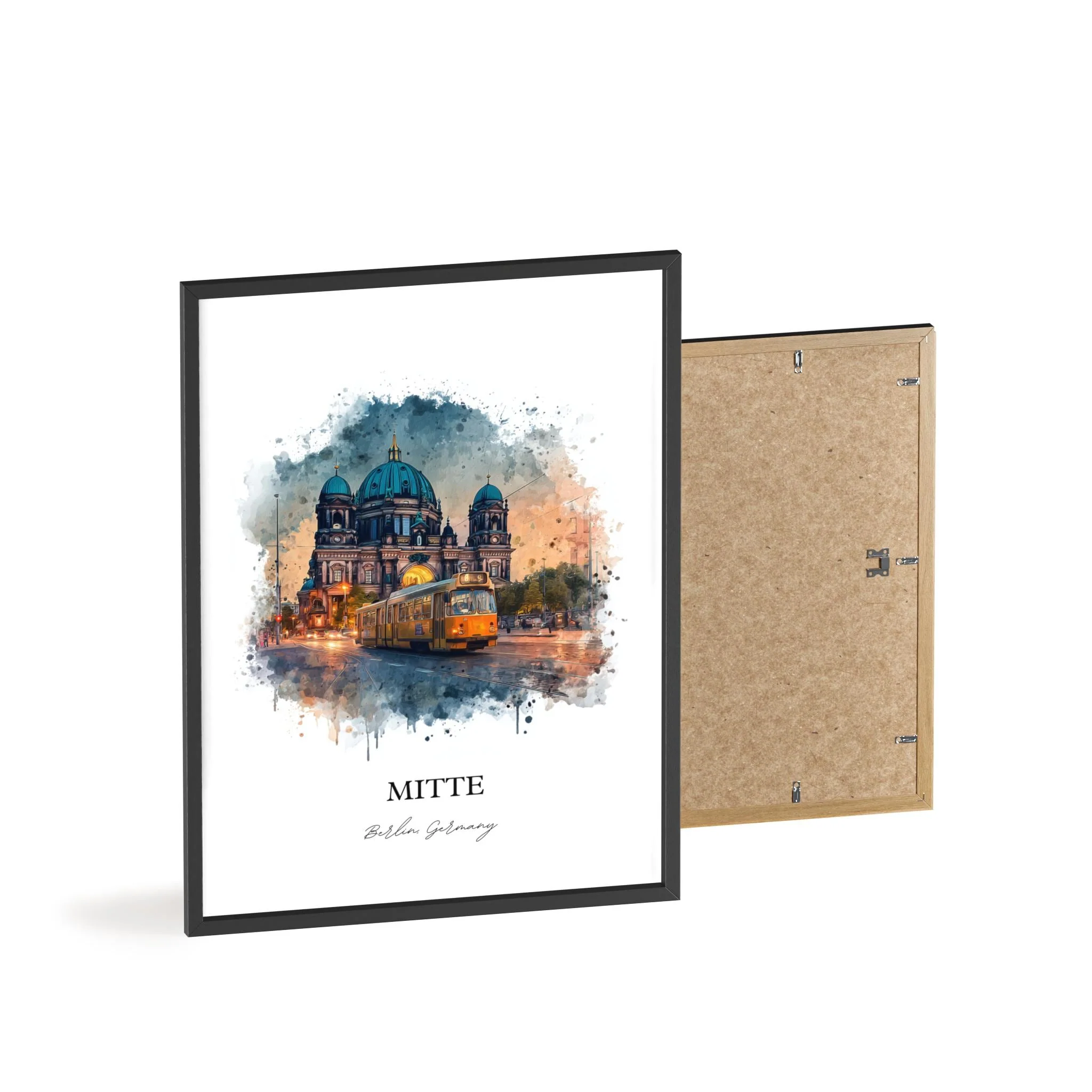 Mitte Berlin, Germany – Watercolor Art Print - Image 10