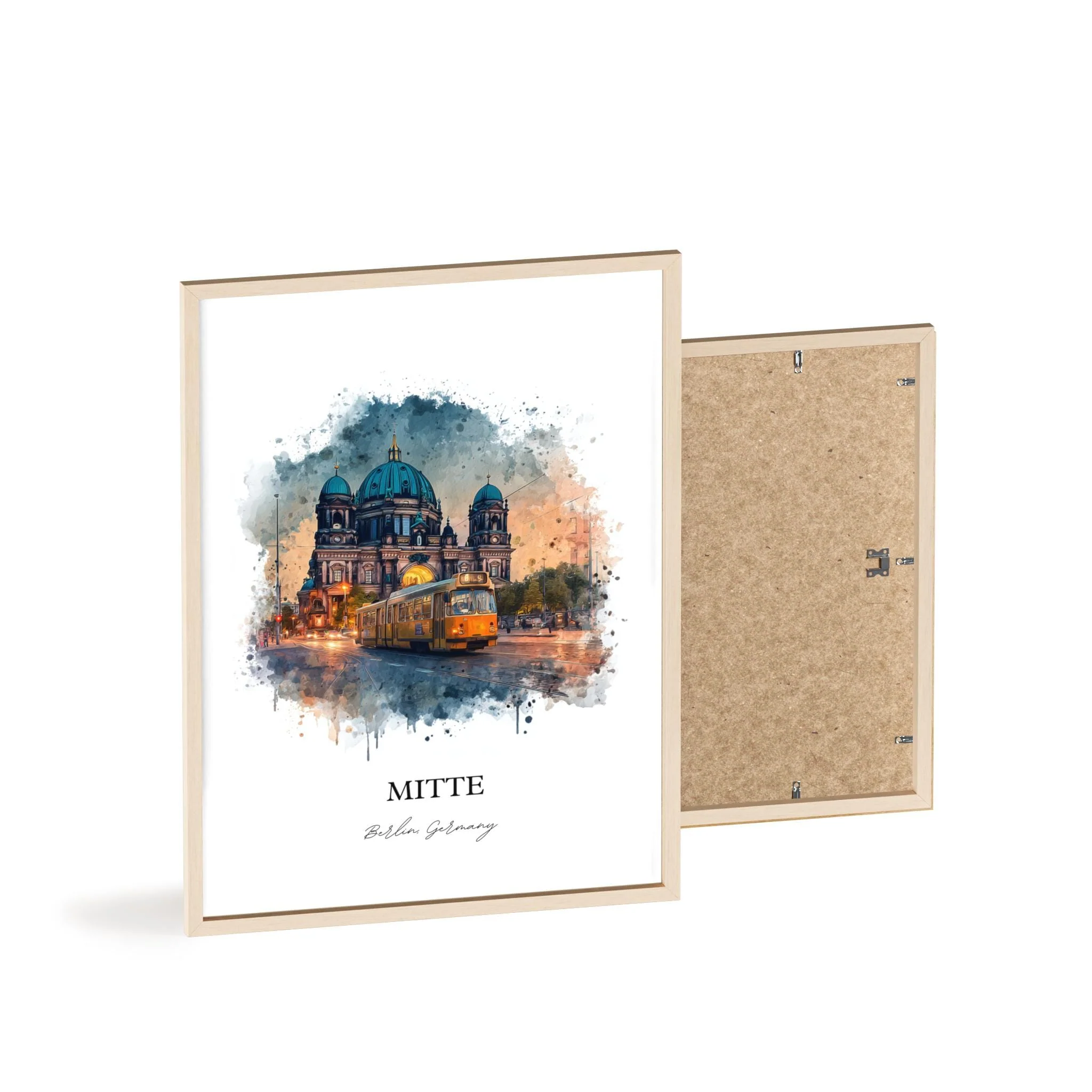 Mitte Berlin, Germany – Watercolor Art Print - Image 12