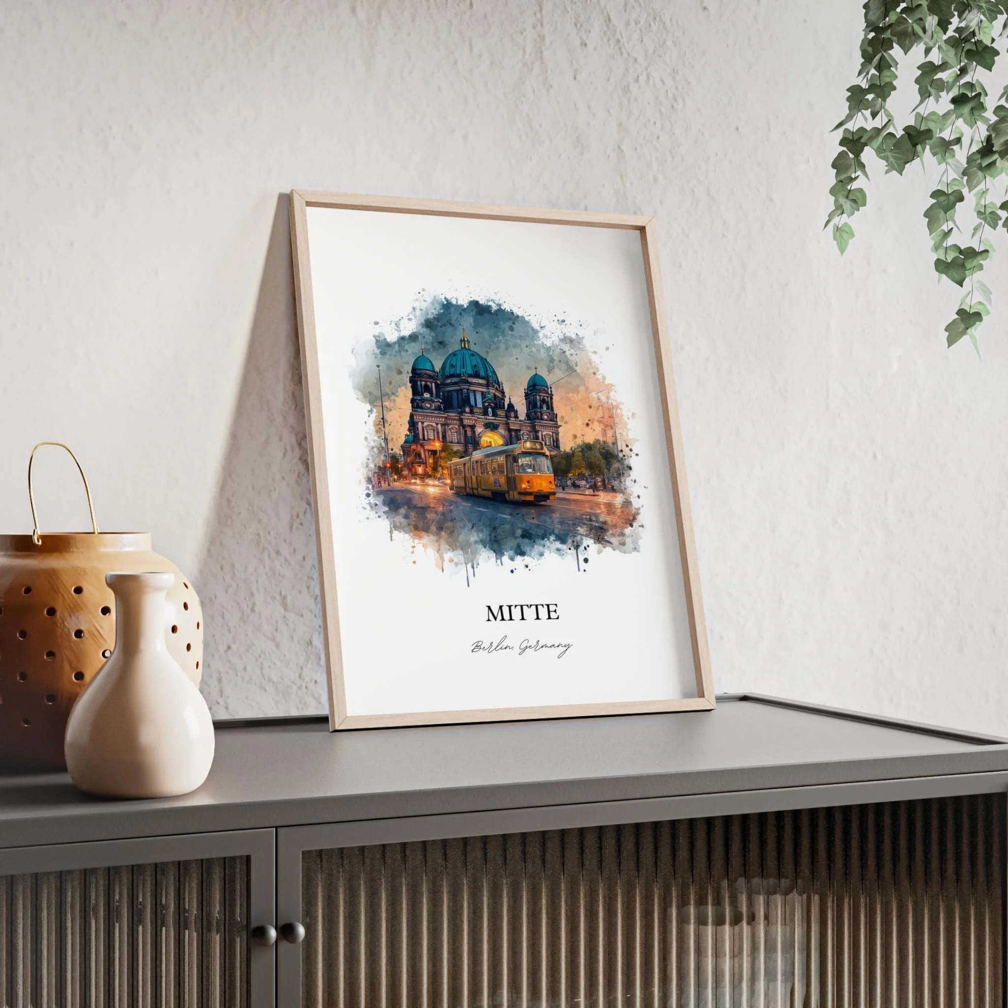 Mitte Berlin, Germany – Watercolor Art Print - Image 13