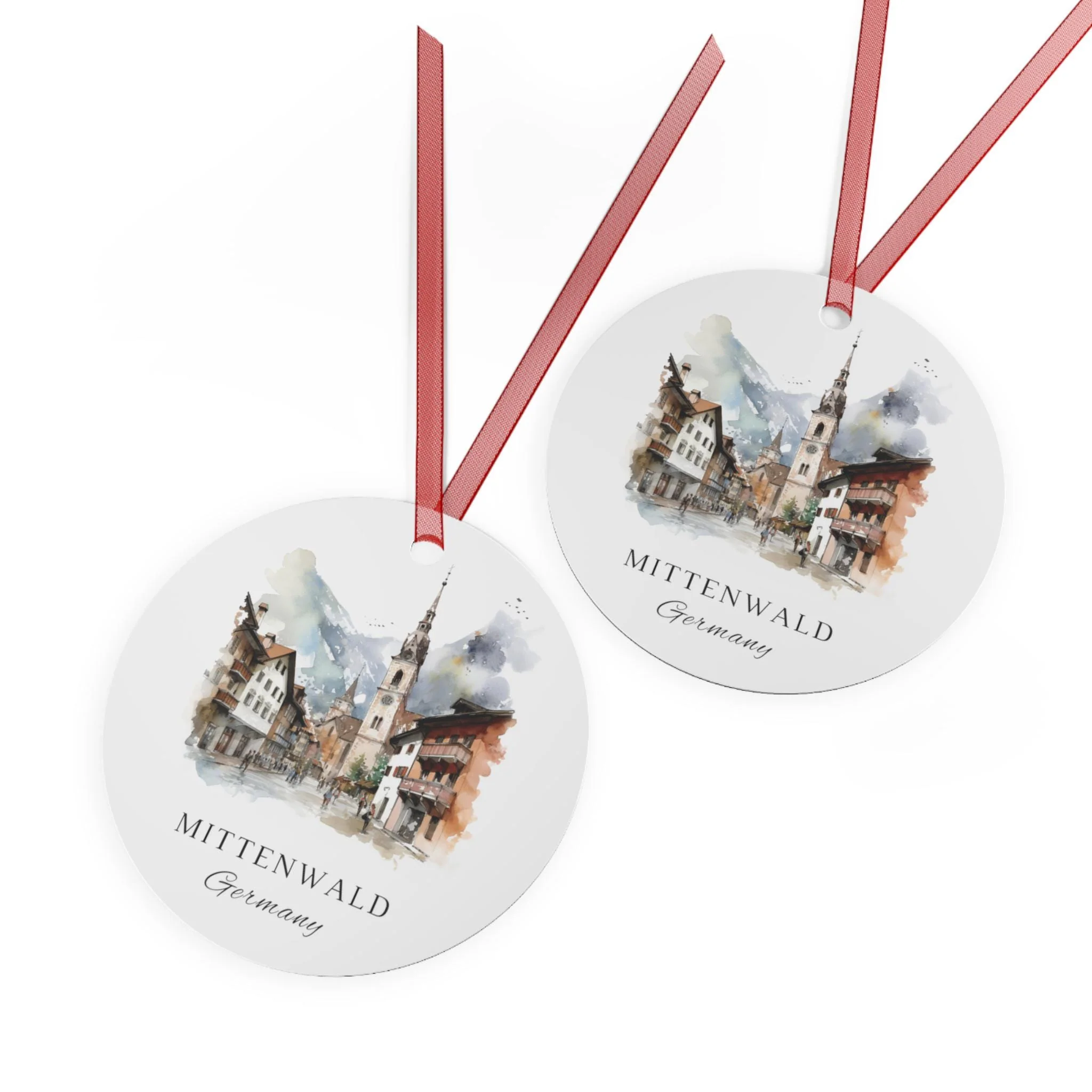 Mittenwald Germany Ornament: Unique Mittenwald Souvenir, Mittenwald Xmas Decor, and Authentic Mittenwald Gift - Image 3