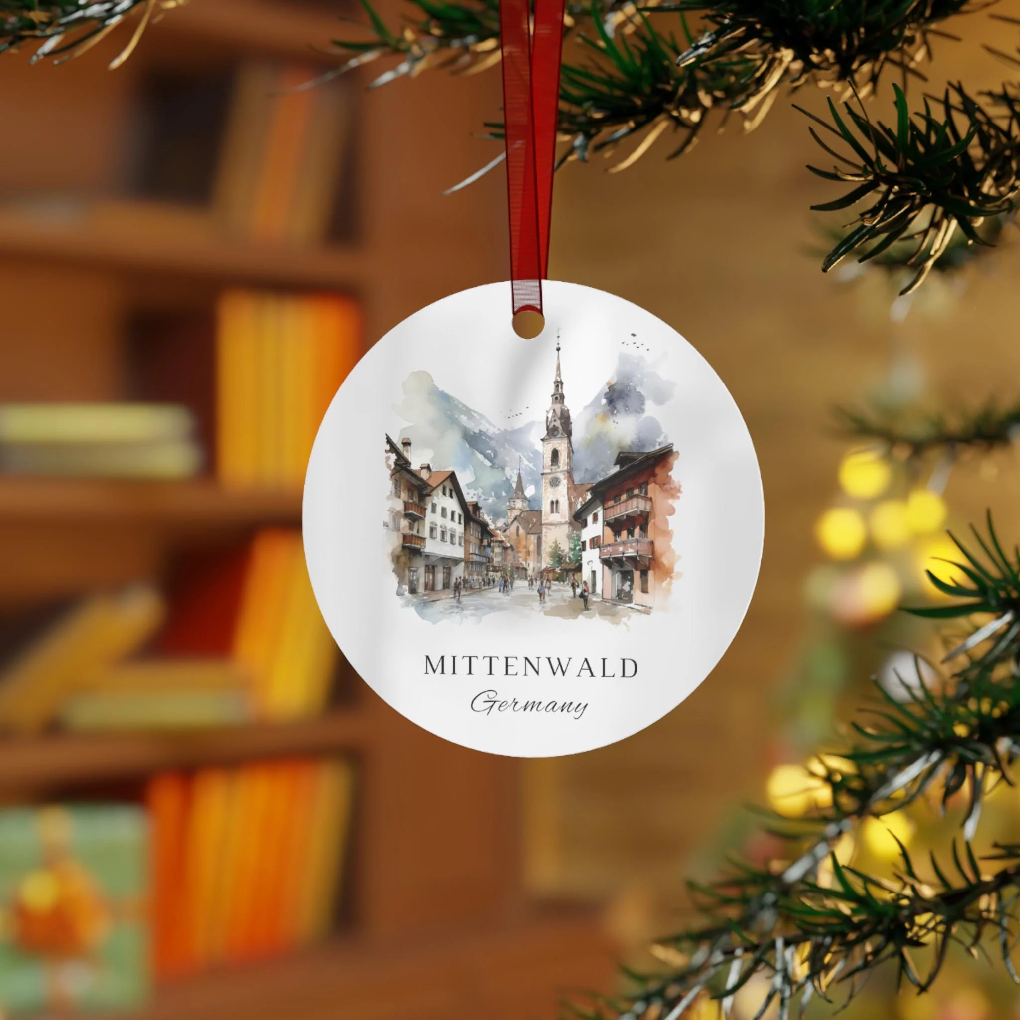 Mittenwald Germany Ornament: Unique Mittenwald Souvenir, Mittenwald Xmas Decor, and Authentic Mittenwald Gift - Image 4