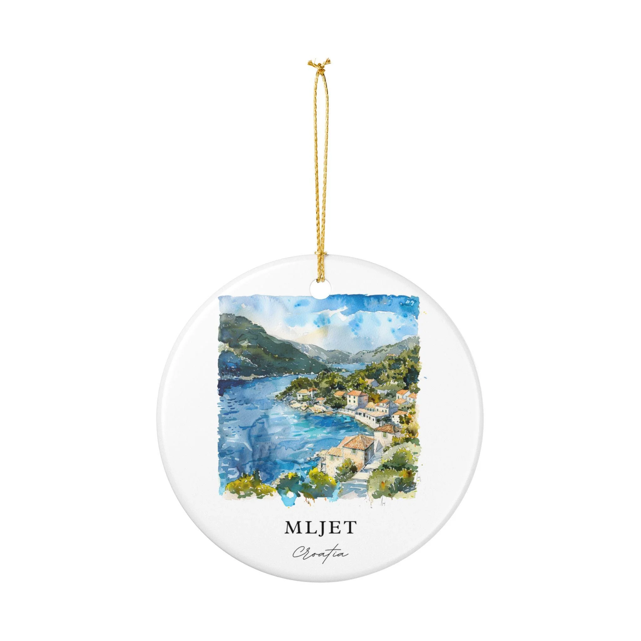 Mljet Croatia Ornament: Unique Mljet Souvenir, Mljet Xmas Decor, and Authentic Mljet Croatia Gift - Image 3