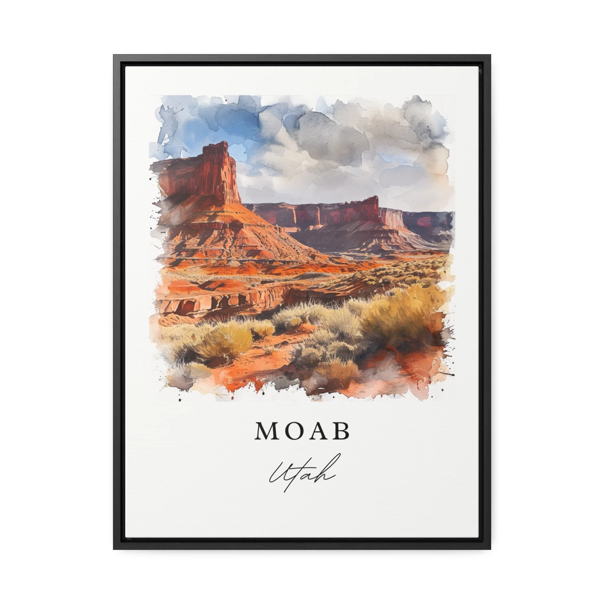 Moab, Utah – Watercolor Art Print - Image 2