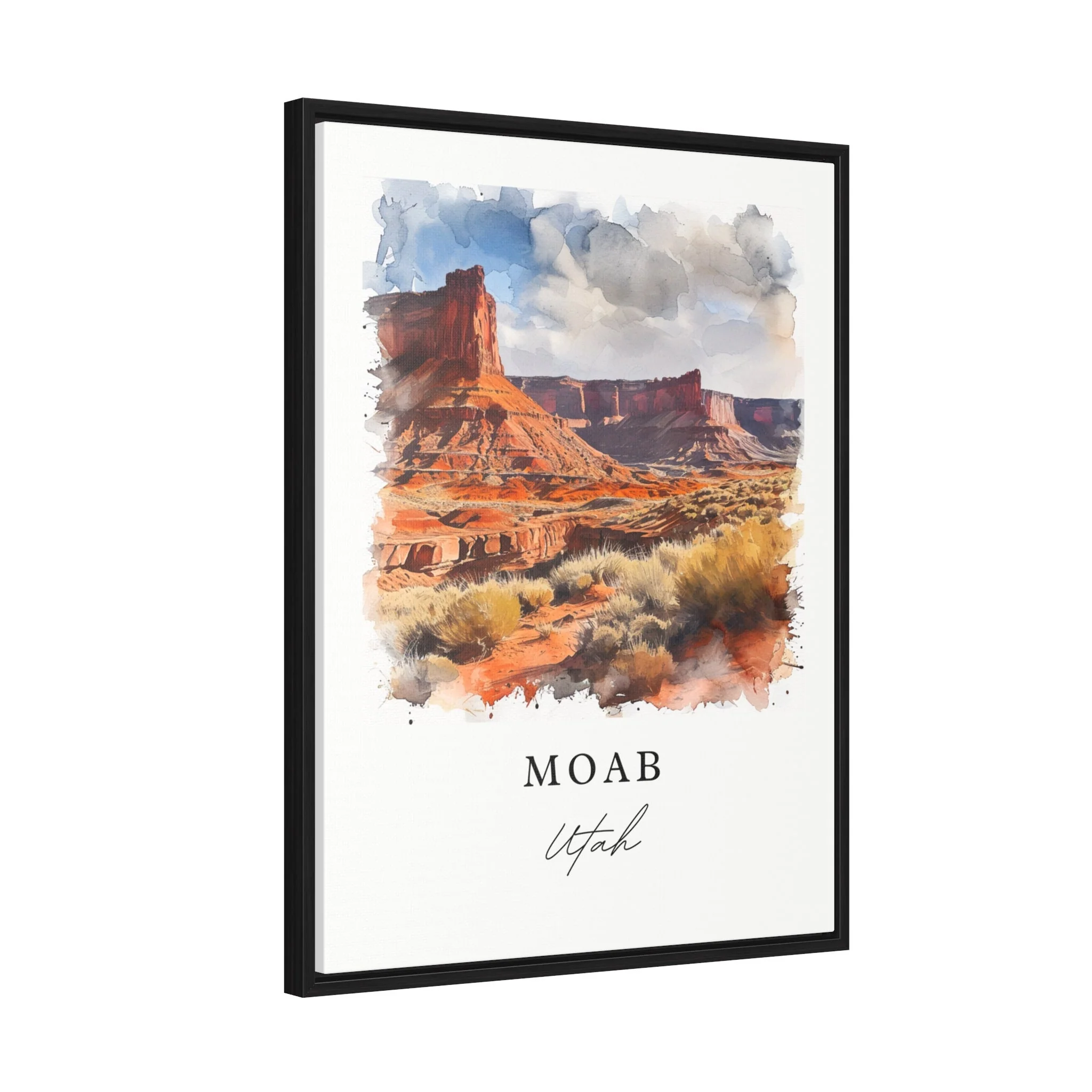 Moab, Utah – Watercolor Art Print - Image 3