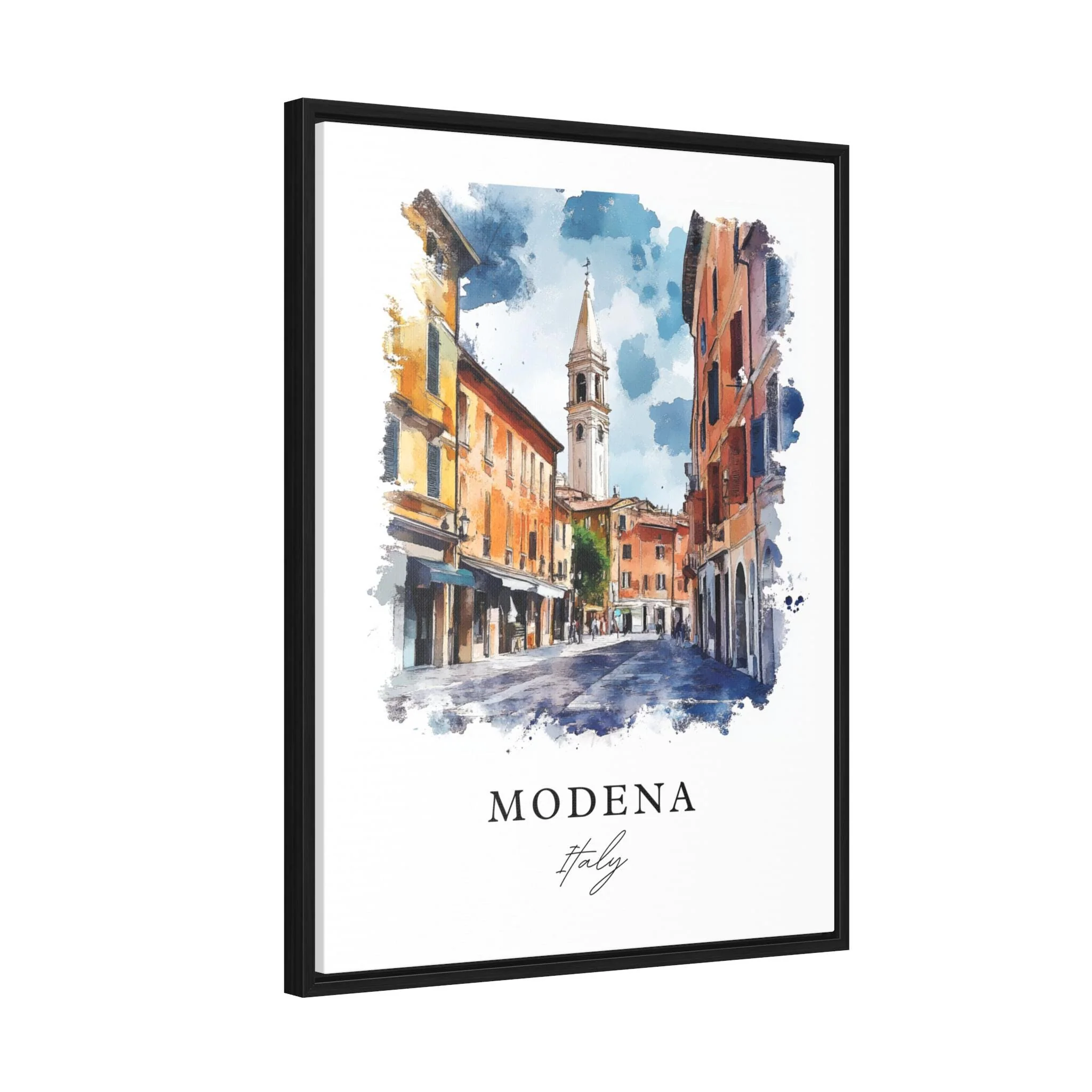 Modena, Italy – Watercolor Art Print - Image 6