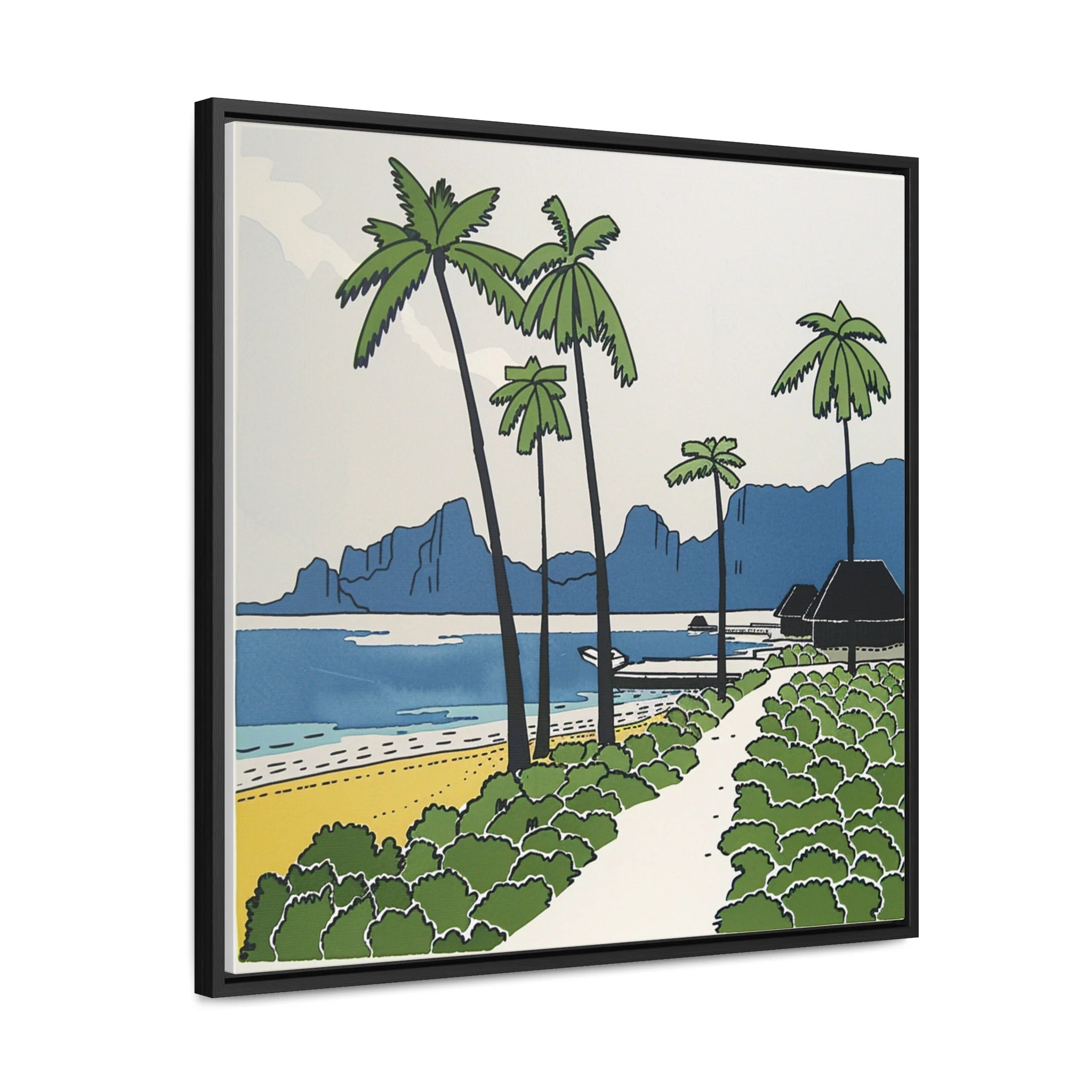 Bora Bora, French Polynesia – Watercolor Art Print - Image 5
