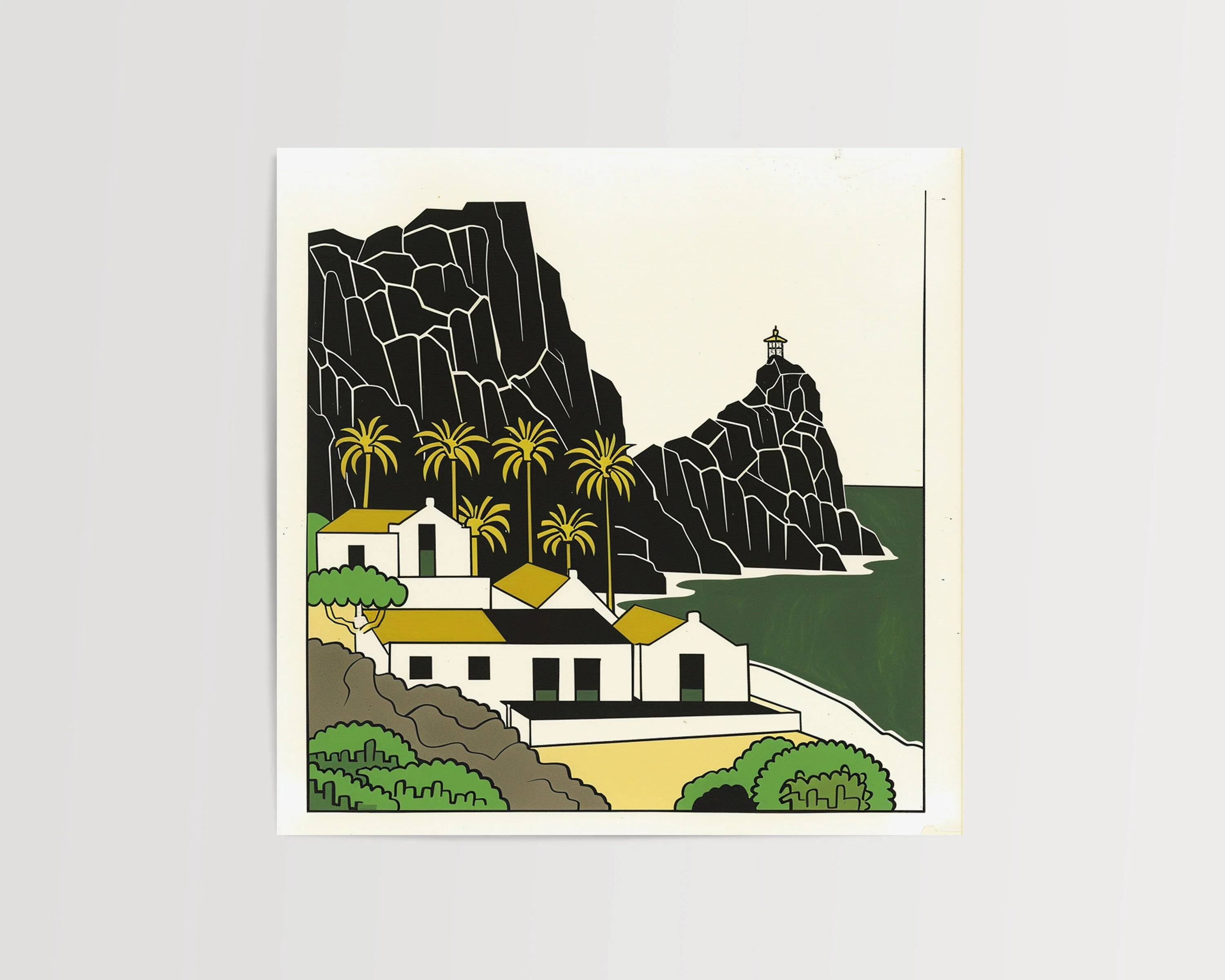 Canary Islands, Spain – Watercolor Art Print - Image 3