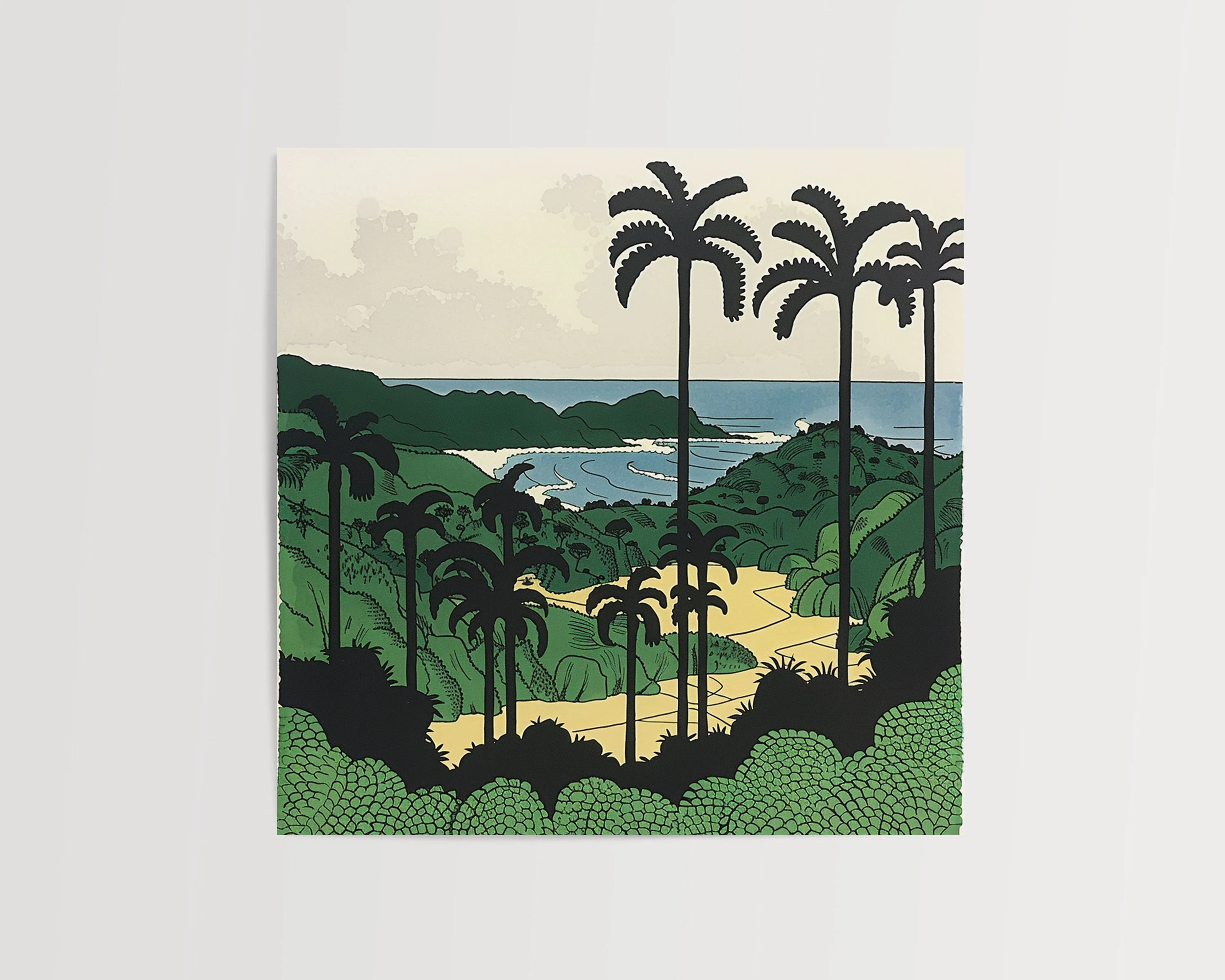 Costa Rica – Watercolor Art Print - Image 3