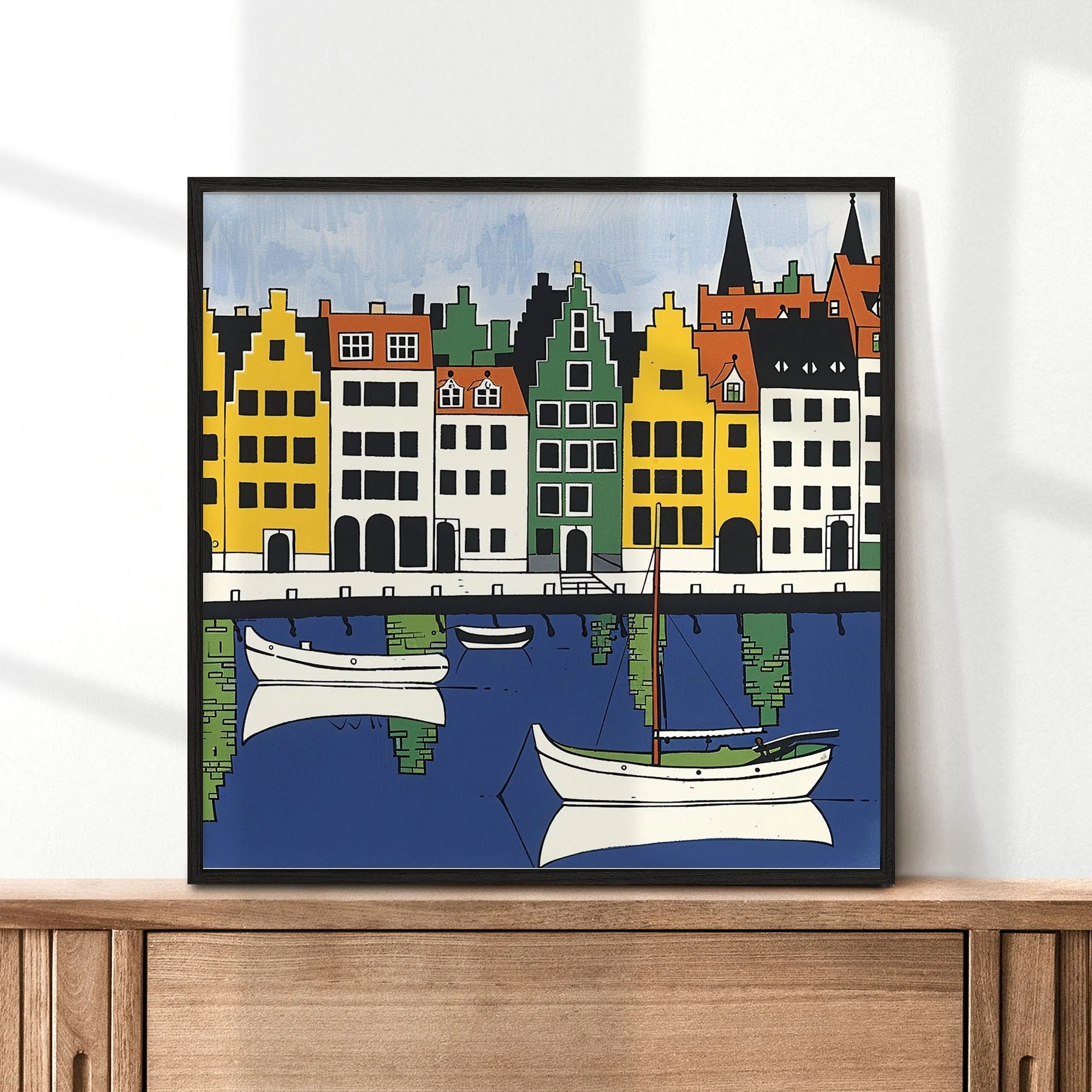 Copenhagen, Denmark – Watercolor Art Print - Image 2