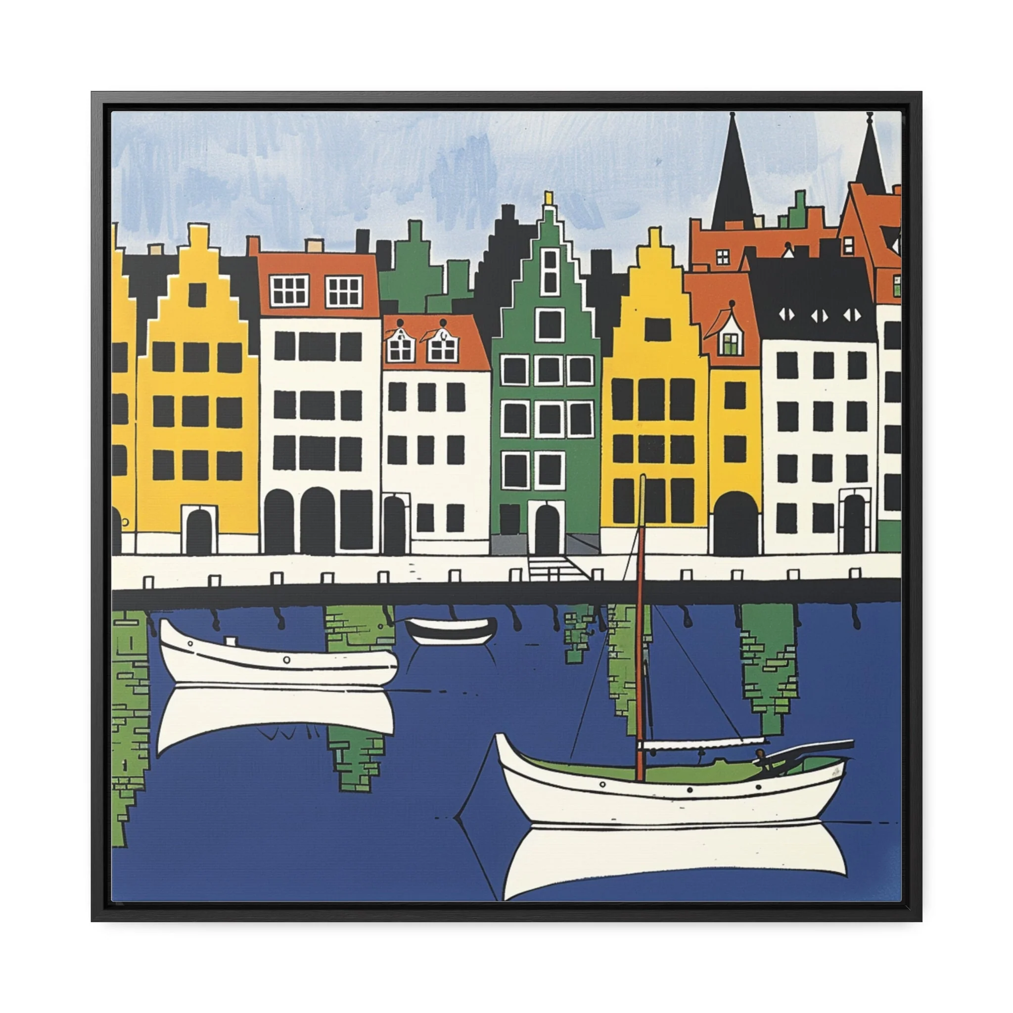 Copenhagen, Denmark – Watercolor Art Print - Image 4