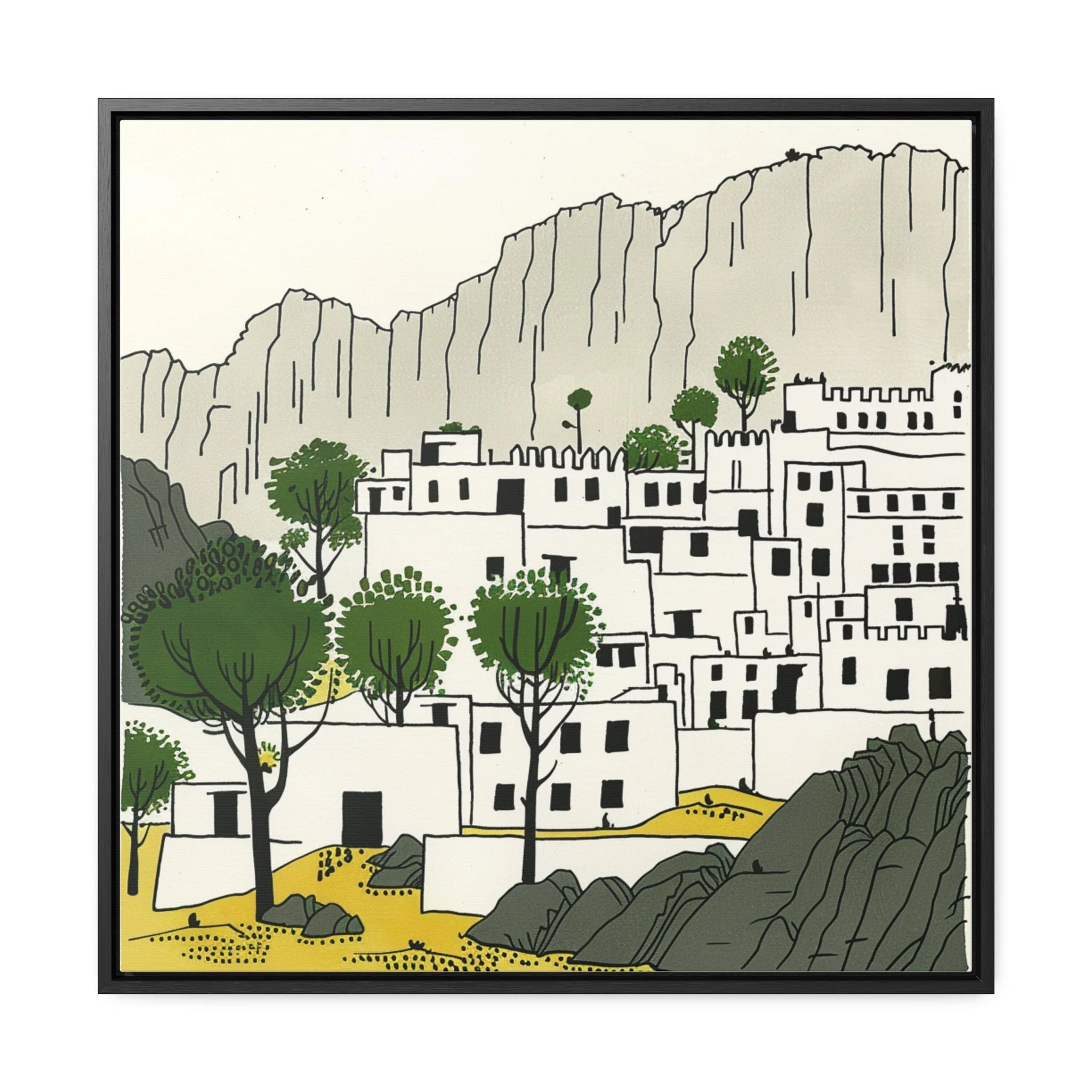 Pakistan – Watercolor Art Print - Image 4