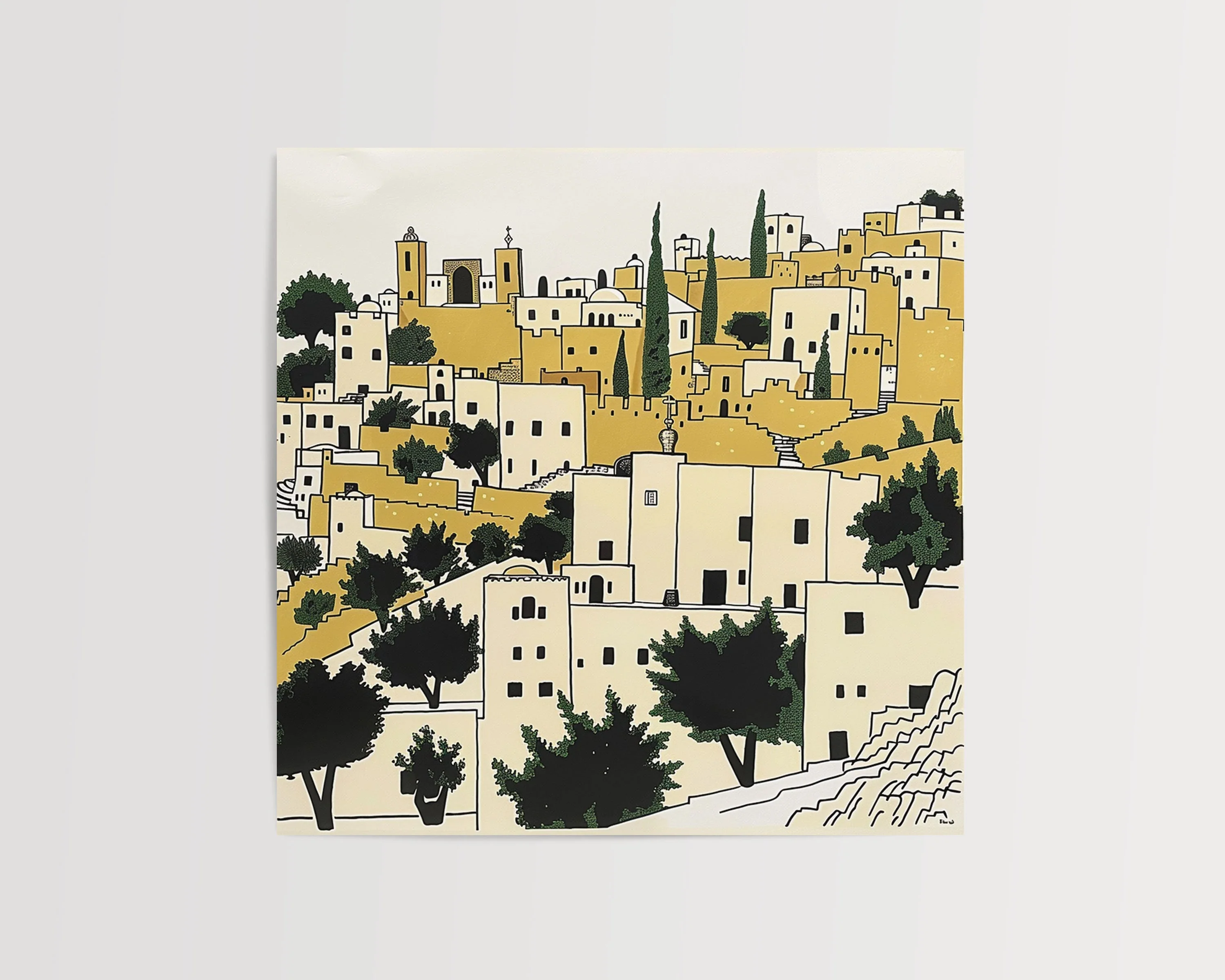 Palestine, Palestine – Watercolor Art Print - Image 3