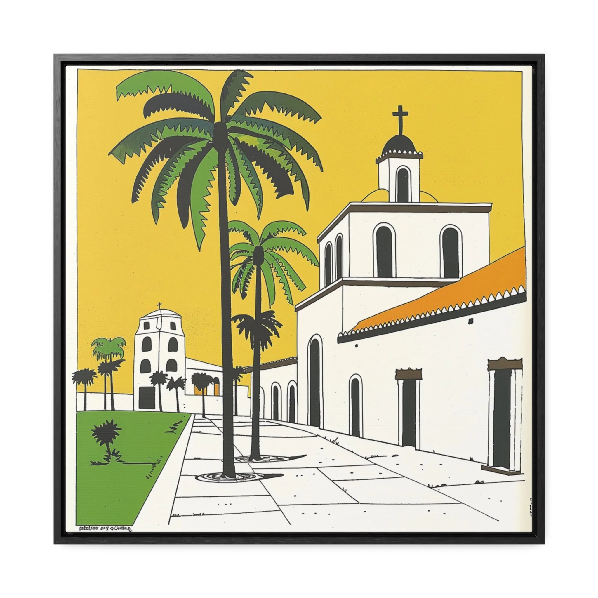 Ponce, Puerto Rico – Watercolor Art Print - Image 4