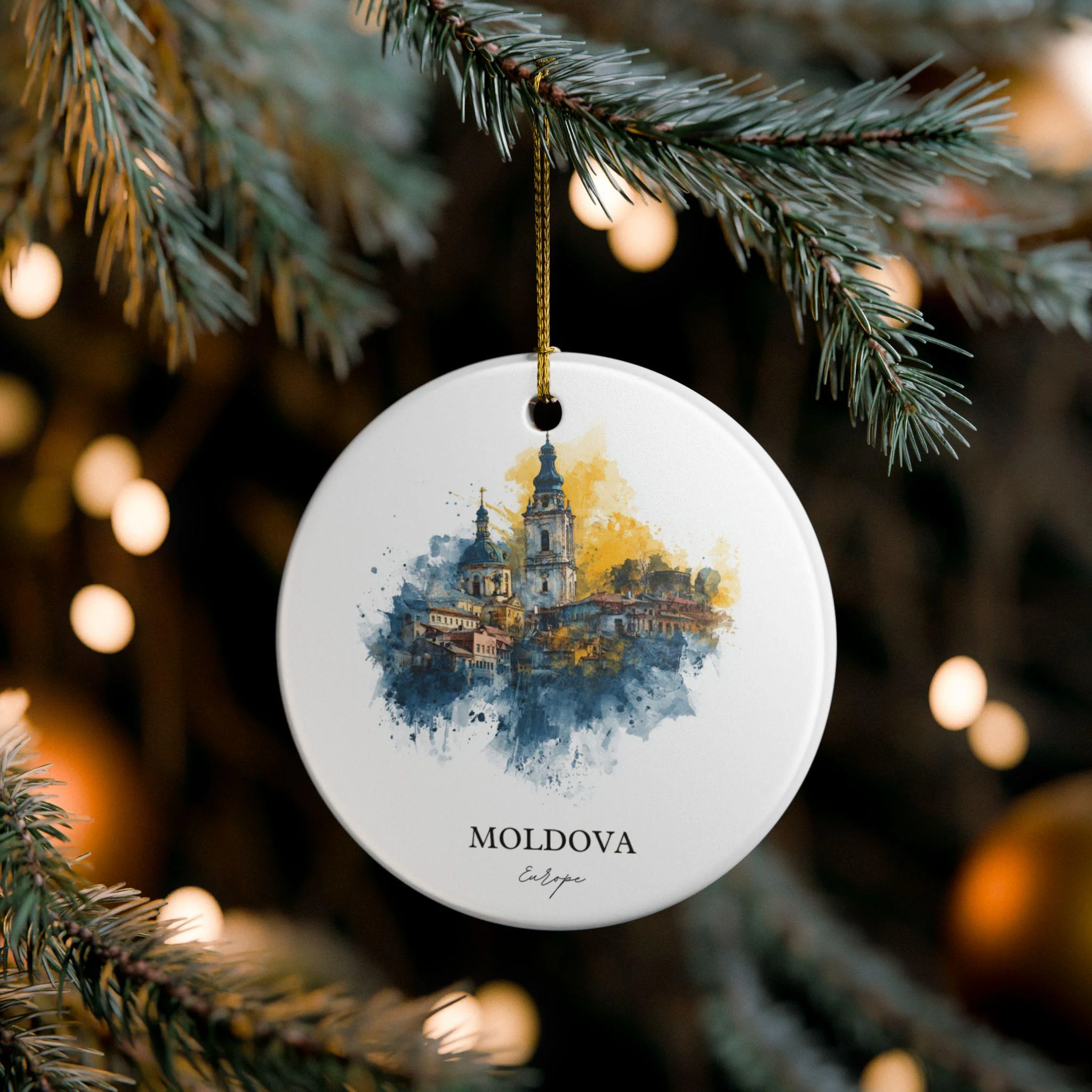Moldova Ornament: Unique Moldova Souvenir, Moldova Xmas Decor, and Authentic Moldova Europe Gift - Image 4