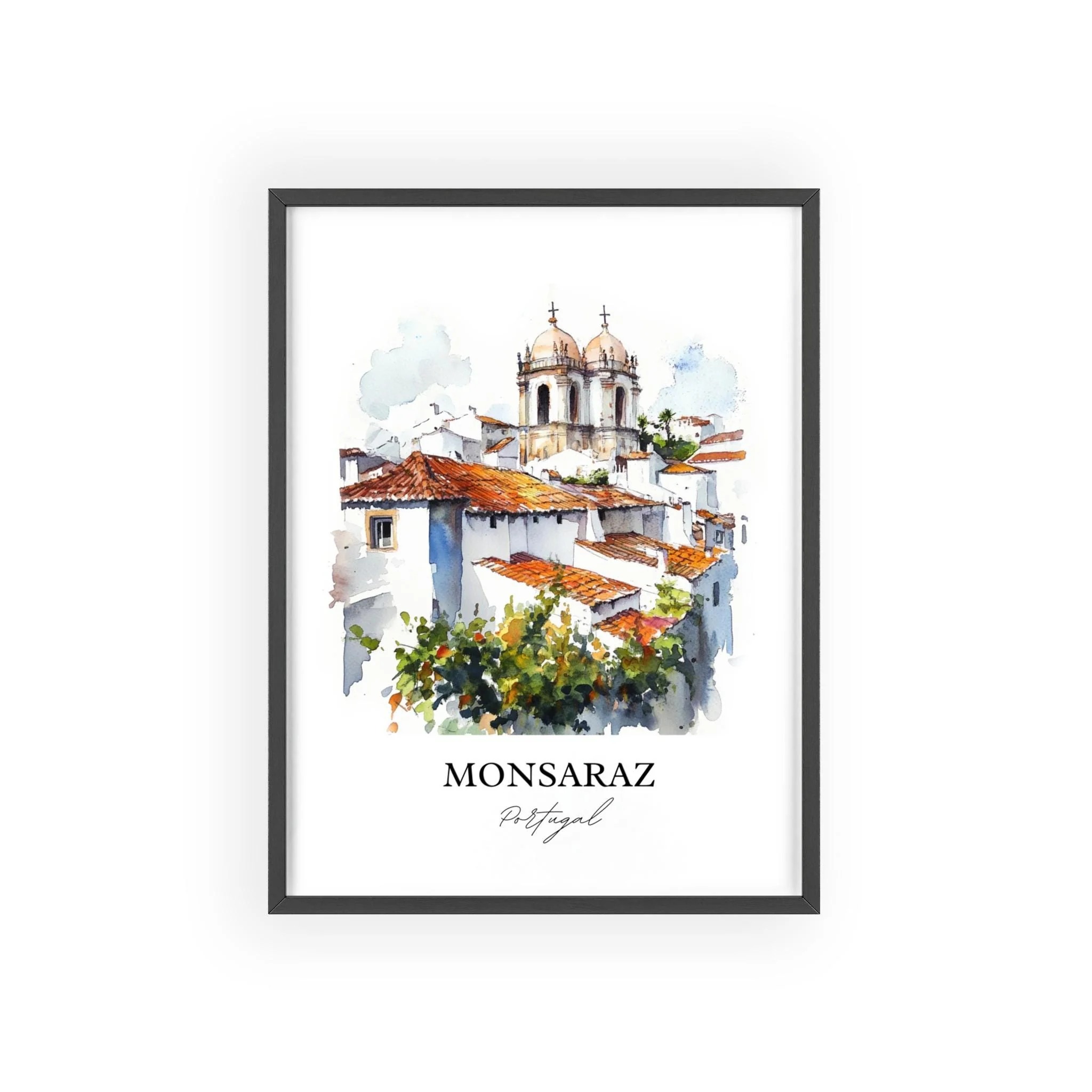 Monsaraz, Portugal – Watercolor Art Print - Image 7