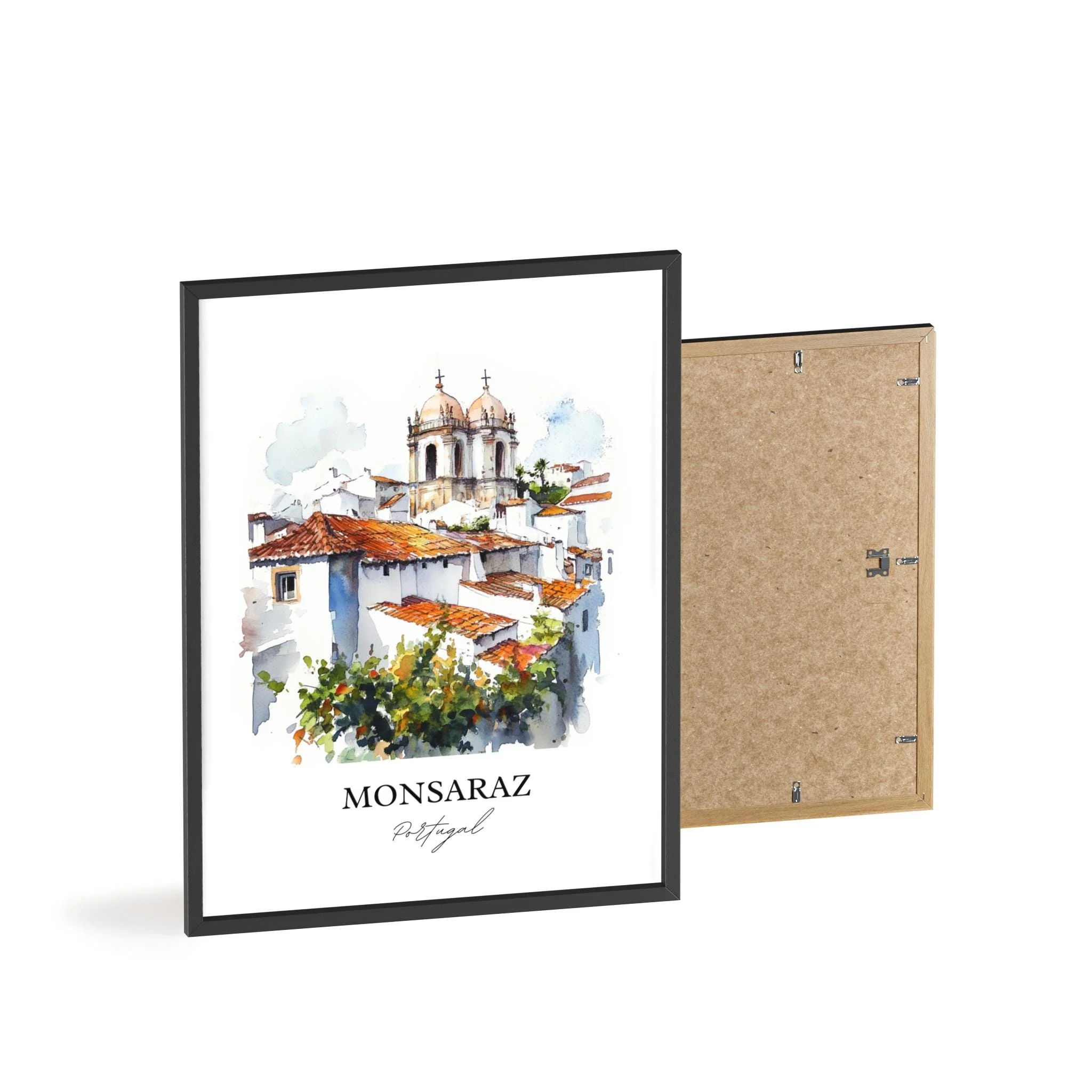 Monsaraz, Portugal – Watercolor Art Print - Image 8