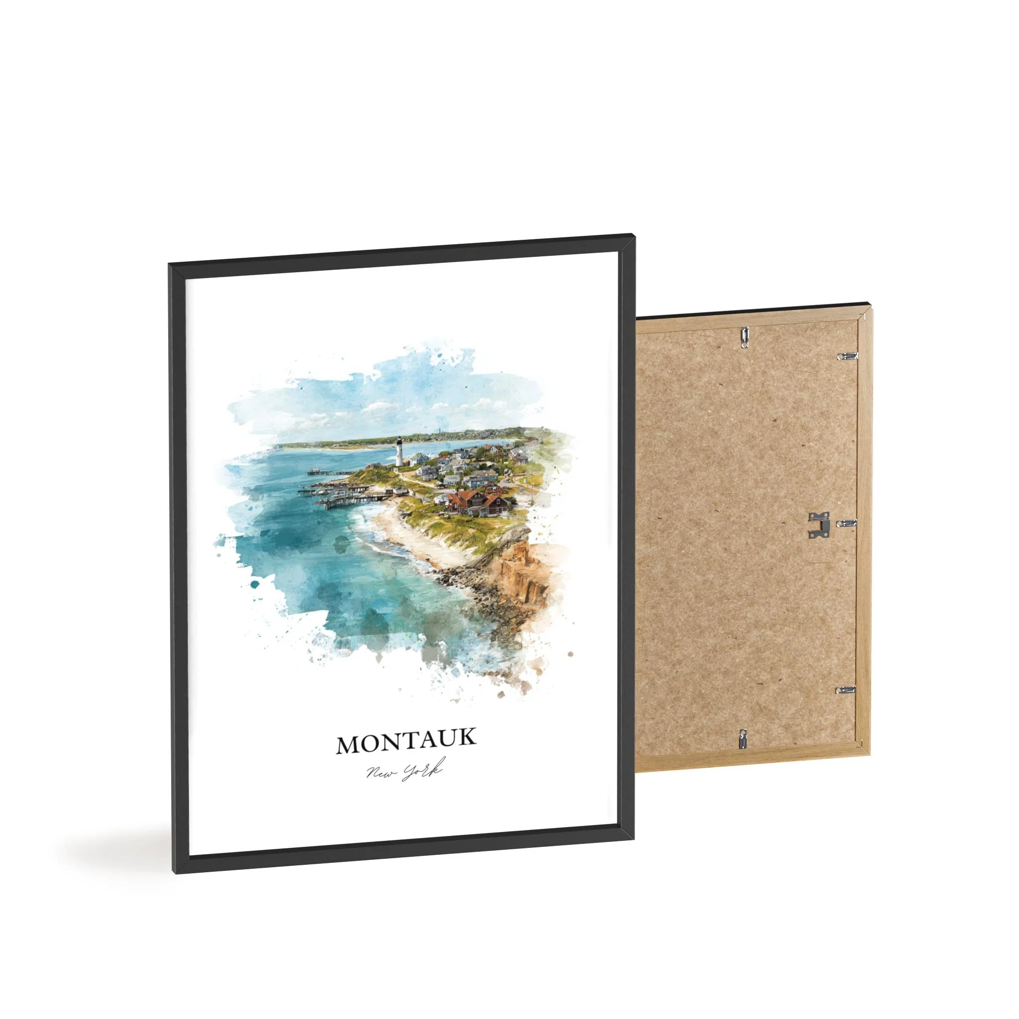 Montauk, NY – Watercolor Art Print - Image 10