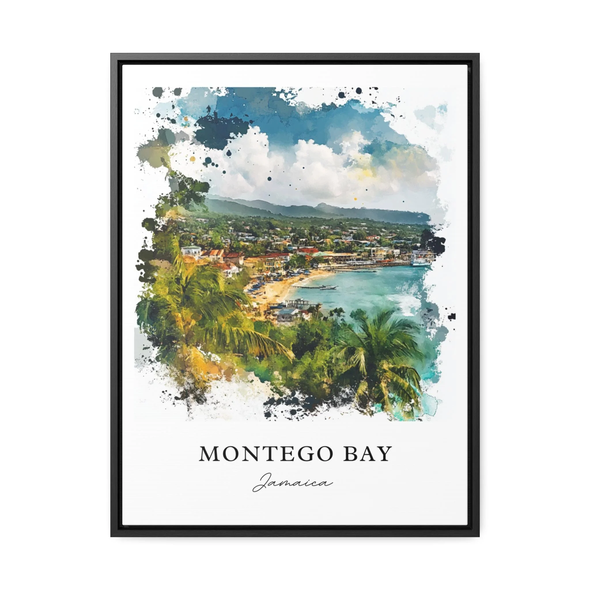 Montego Bay, Jamaica – Watercolor Art Print - Image 5