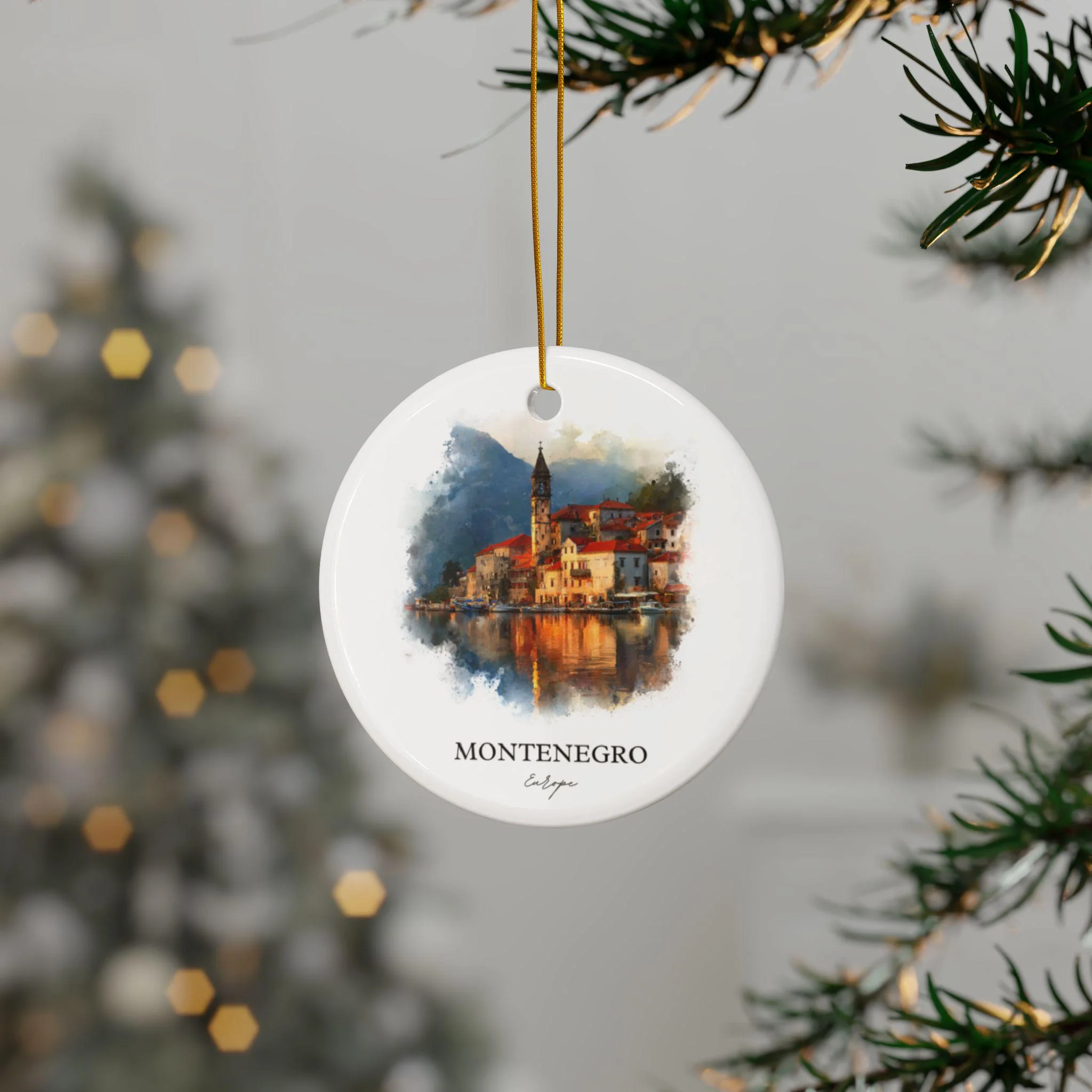 Montenegro Ornament: Unique Montenegro Souvenir, Montenegro Xmas Decor, and Authentic Montenegro Country Gift - Image 3